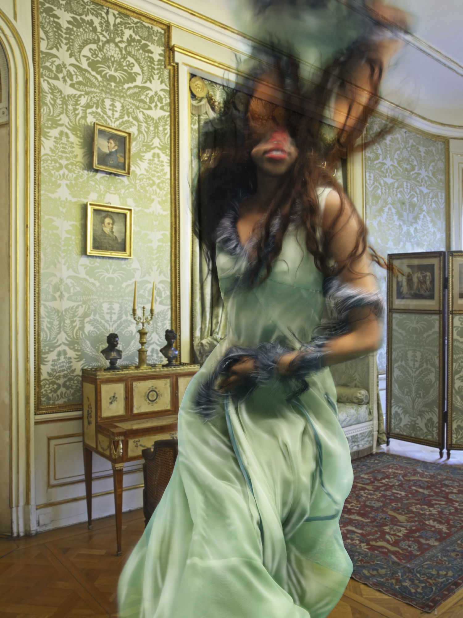 Untitled 024, Versailles, 2023 40 x 30 in., Ed. 7 & 2AP 54 x 40 1/2 in., Ed. 5 & 2AP 66 x 49 1/2 in., Ed. 5 & 2AP 77 x 58 in., Ed. 3 & 2AP