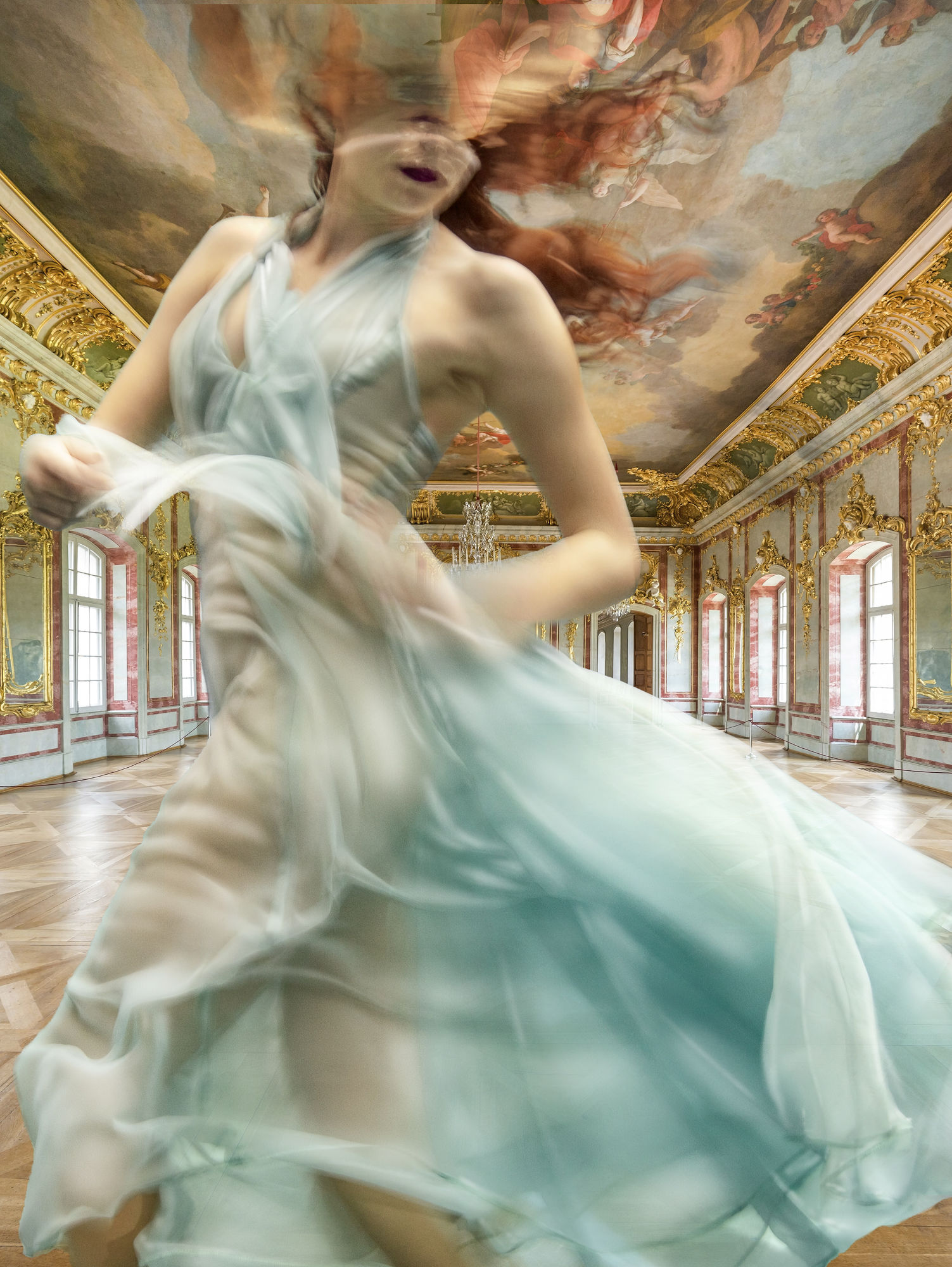 Untitled 028, Golden Room, 2023 40 x 30 in., Ed. 7 & 2AP 54 x 40 1/2 in., Ed. 5 & 2AP 66 x 49 1/2 in., Ed. 5 & 2AP 77 x 58 in., Ed. 3 & 2AP