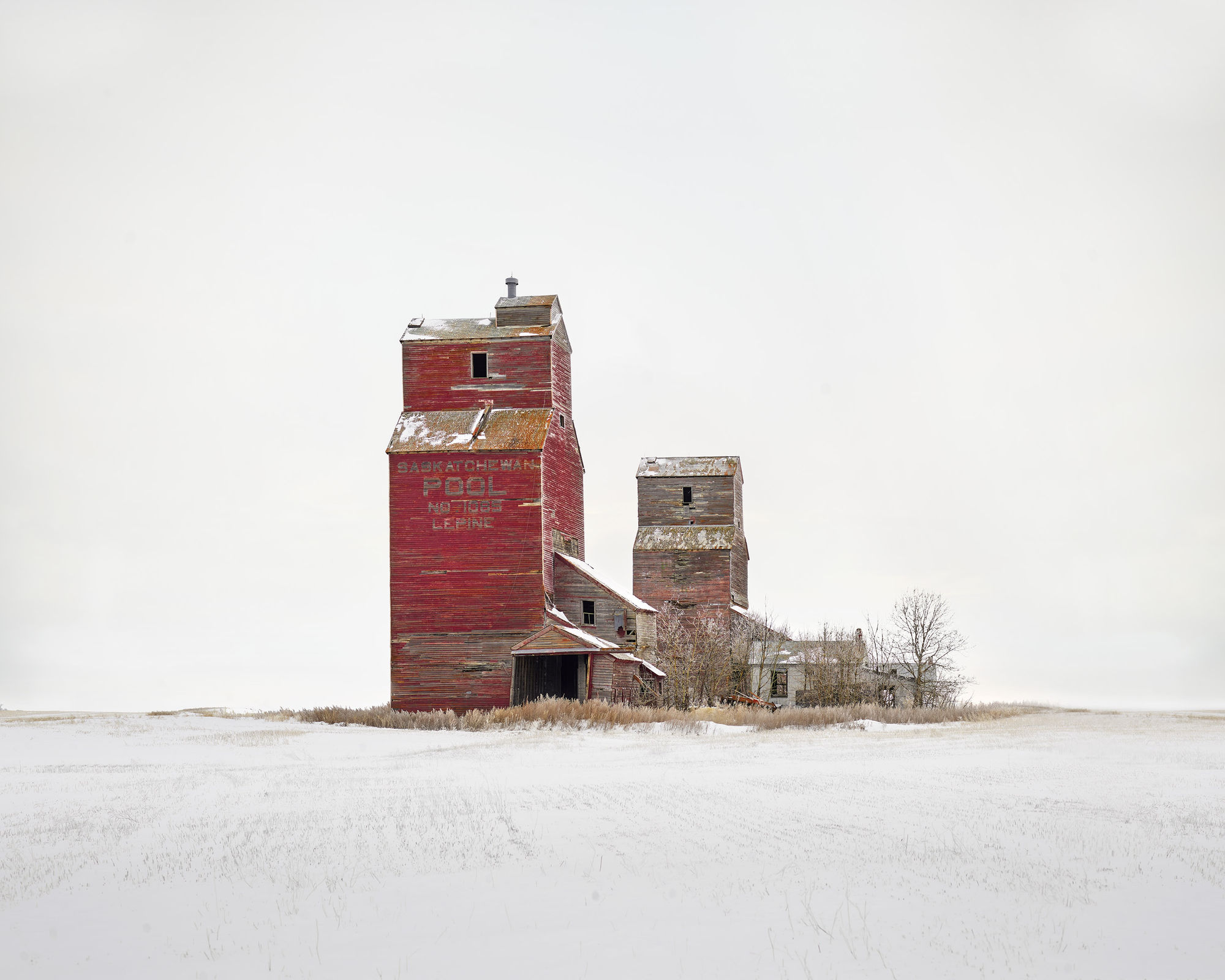 Lepine Elevators, Saskatchewan, CA, 2020 21 x 26 in., Ed. 2 AP 32 x 40 in., Ed. 7 & 2 AP 44 x 55 in., Ed. 10 & 2 AP 59 x 73 1/2 in., Ed. 5 & 2 AP