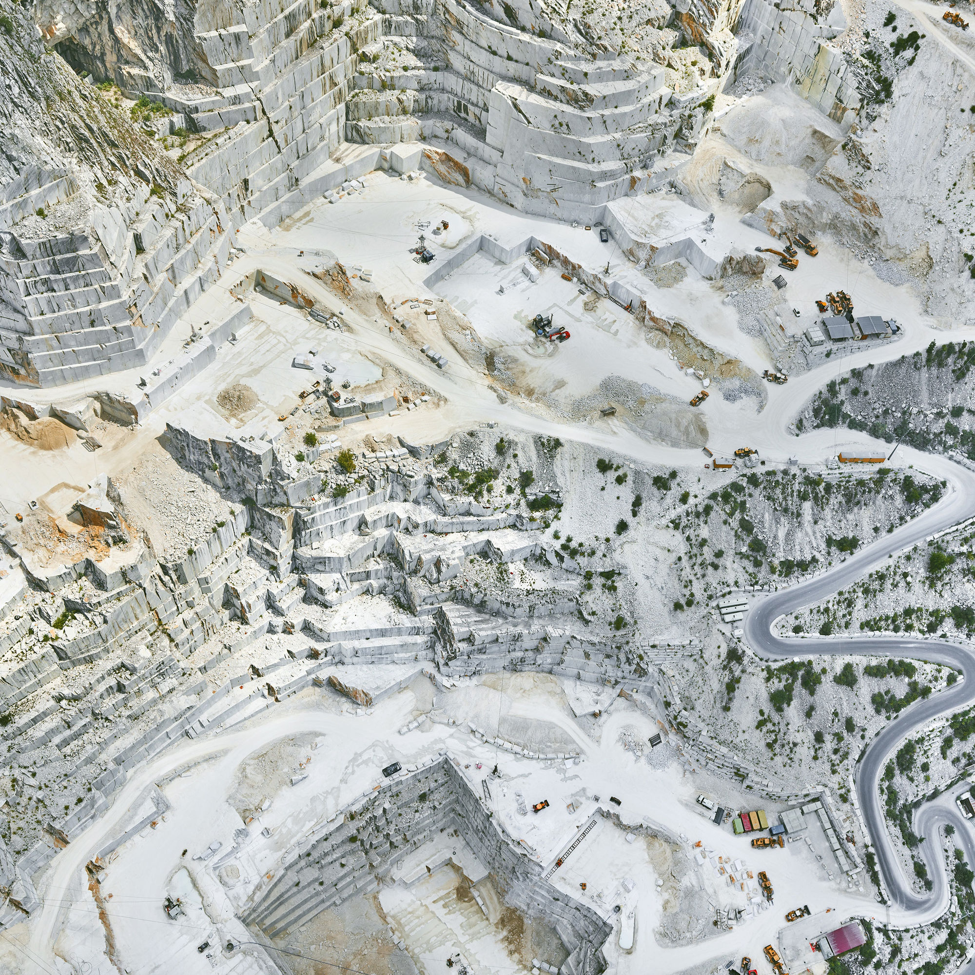 Quarry 4, Carrara, IT, 2018 21 x 21 in., Ed. 7 & 2AP 32 x 32 in., Ed. 7 & 2AP 44 x 44 in., Ed. 7 & 2AP 50 x 50 in., Ed. 5 & 2AP 59 x 59 in., Ed. 5 & 2AP