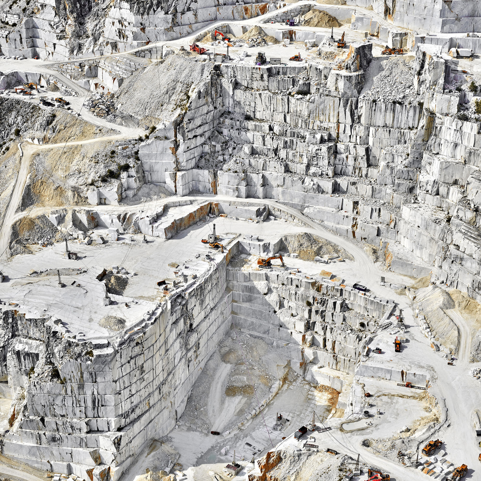 Quarry 5, Carrara, IT, 2018 21 x 21 in., Ed. 7 & 2AP 32 x 32 in., Ed. 7 & 2AP 44 x 44 in., Ed. 7 & 2AP 50 x 50 in., Ed. 5 & 2AP 59 x 59 in., Ed. 5 & 2AP