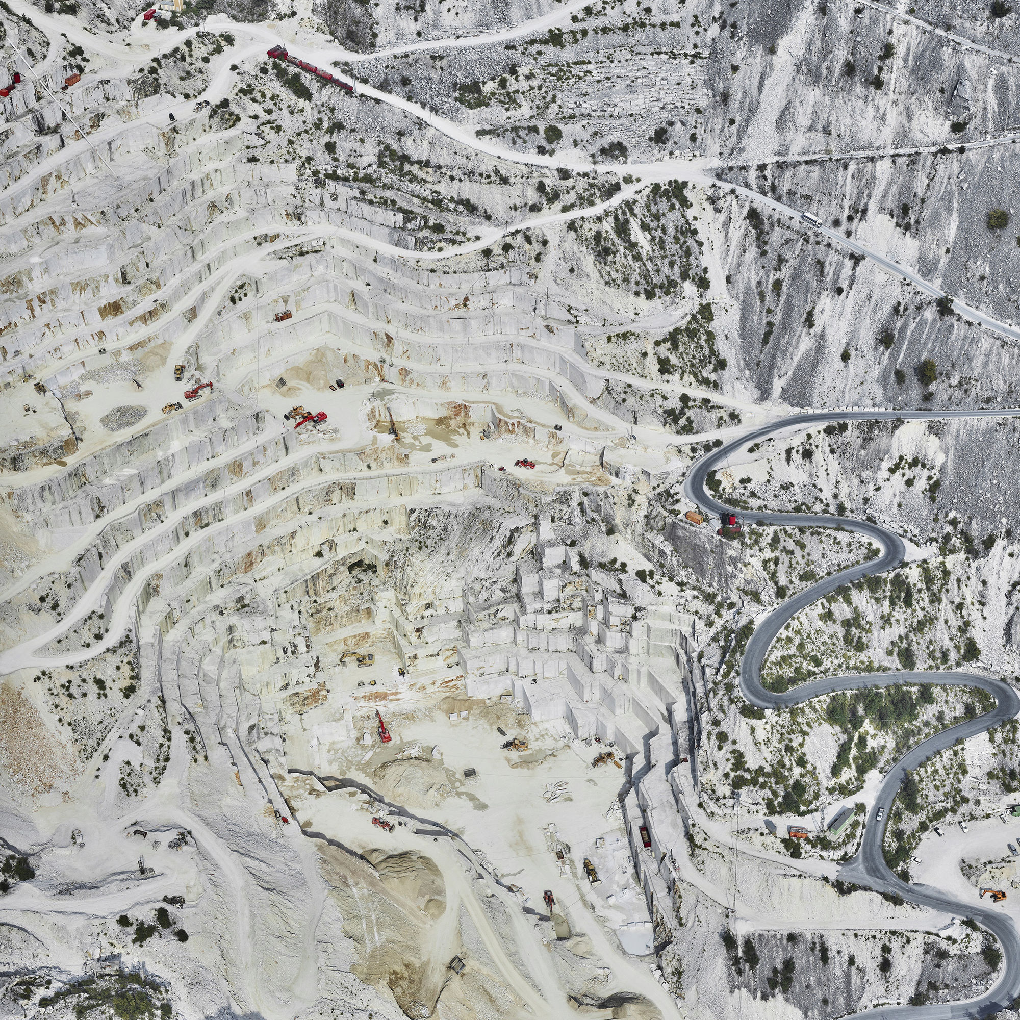 Quarry 6, Carrara, IT, 2018 21 x 21 in., Ed. 7 & 2AP 32 x 32 in., Ed. 7 & 2AP 44 x 44 in., Ed. 7 & 2AP 50 x 50 in., Ed. 5 & 2AP 59 x 59 in., Ed. 5 & 2AP