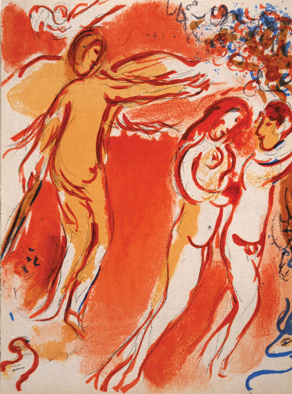 Marc Chagall, Adam et Ève chassés du Paradis terrestre