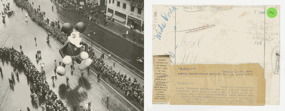 Photographer Unknown, Mickey Mouse balloon in the Macy's Thanksgiving Day Parade, New York City, November 29, 1934