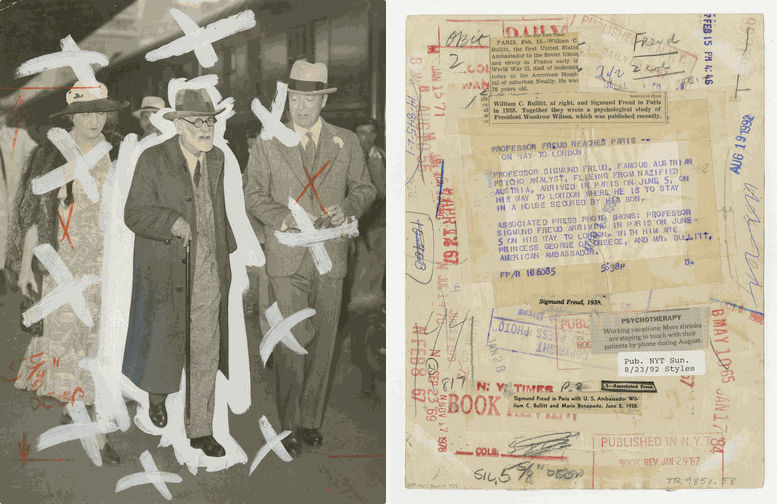 Photographer Unknown, Sigmund Freud in Paris with U.S. Ambassador Wilson C. Bullitt and Marie Bonaparte, June 5, 1938