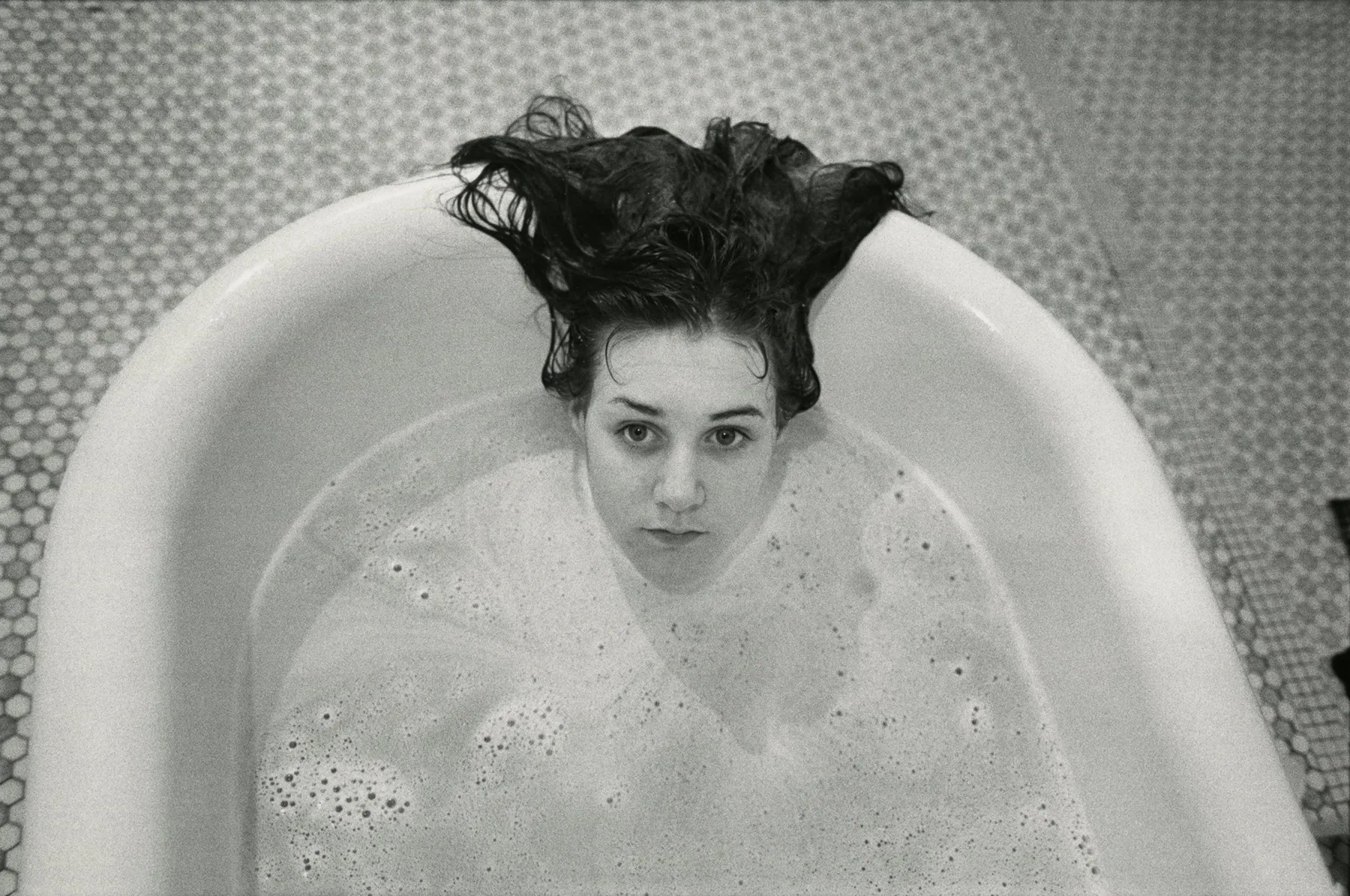 Laurie in the Ward 81 Tub, Oregon State Hospital, Salem, Oregon, 1976 Gelatin silver print; printed later 11 x 14 inches