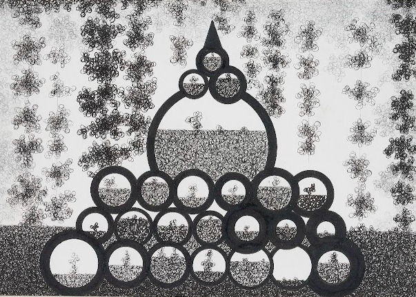 Parag Kashinath Tandel, 1978 Cerebral Buddha #8, 2014,