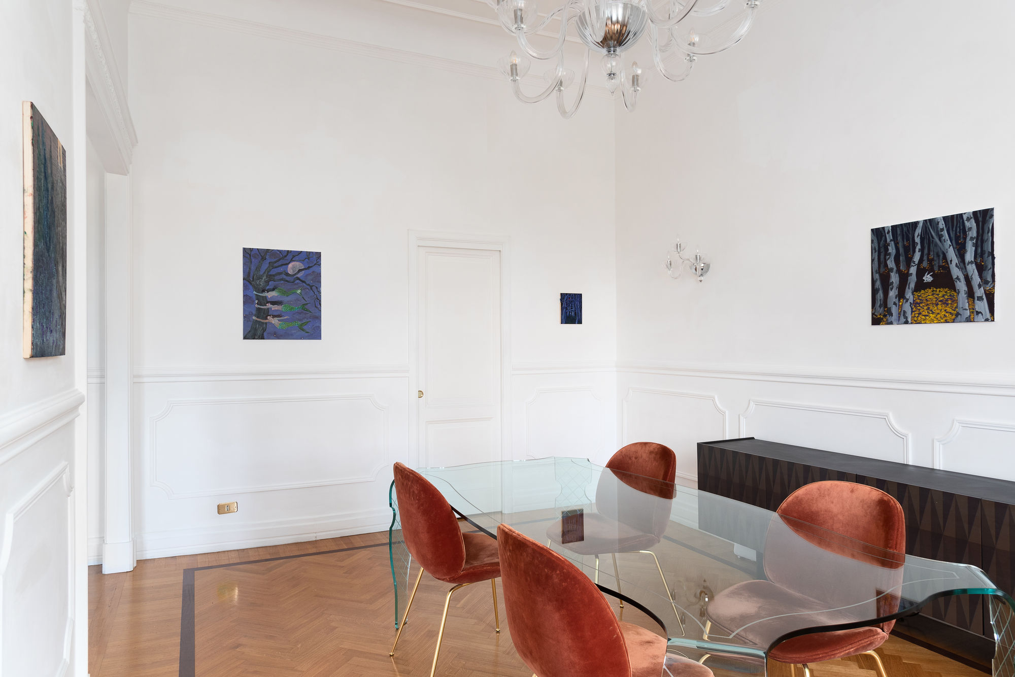 Circle Game Mary DeVincentis installation view