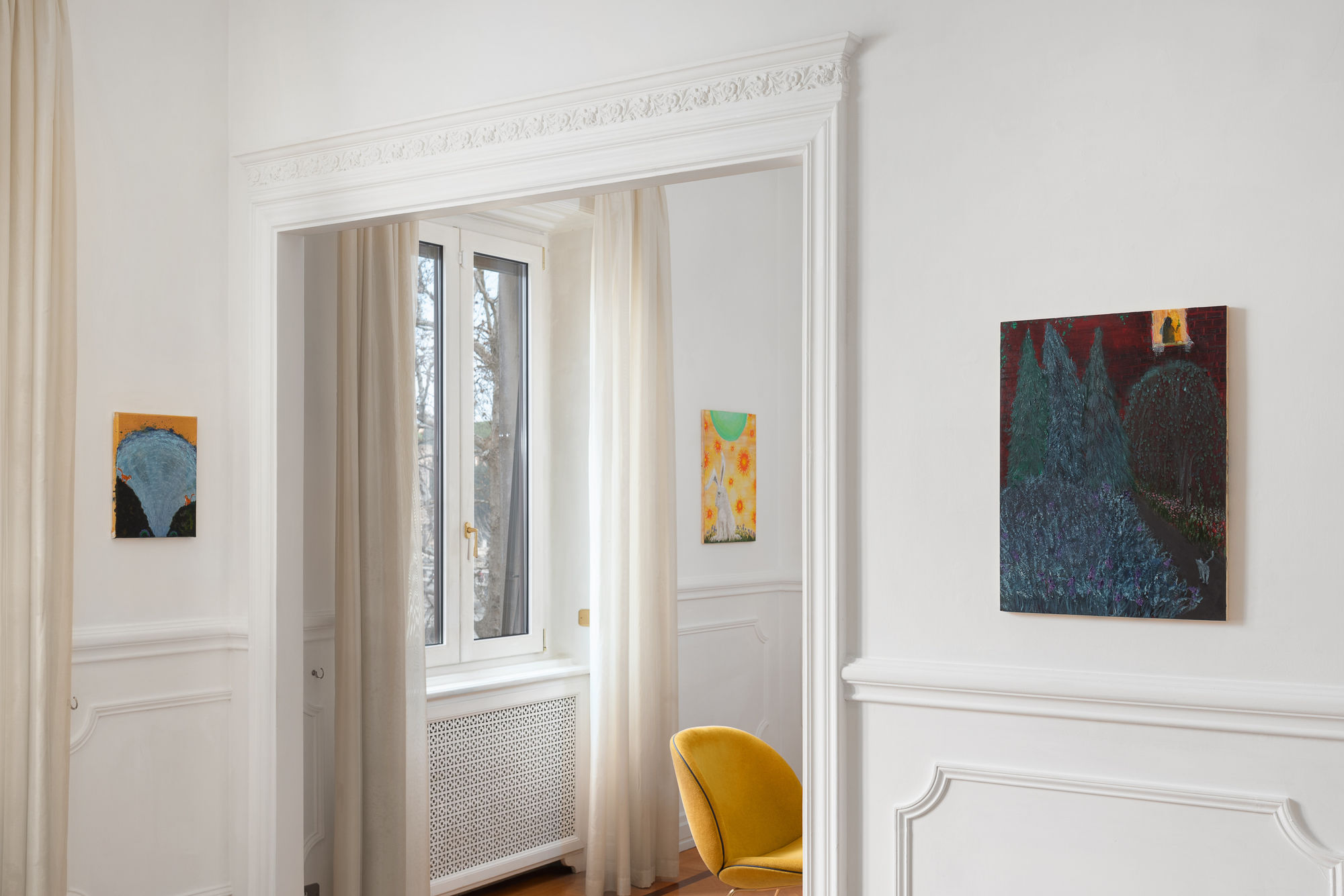 Circle Game Mary DeVincentis installation view