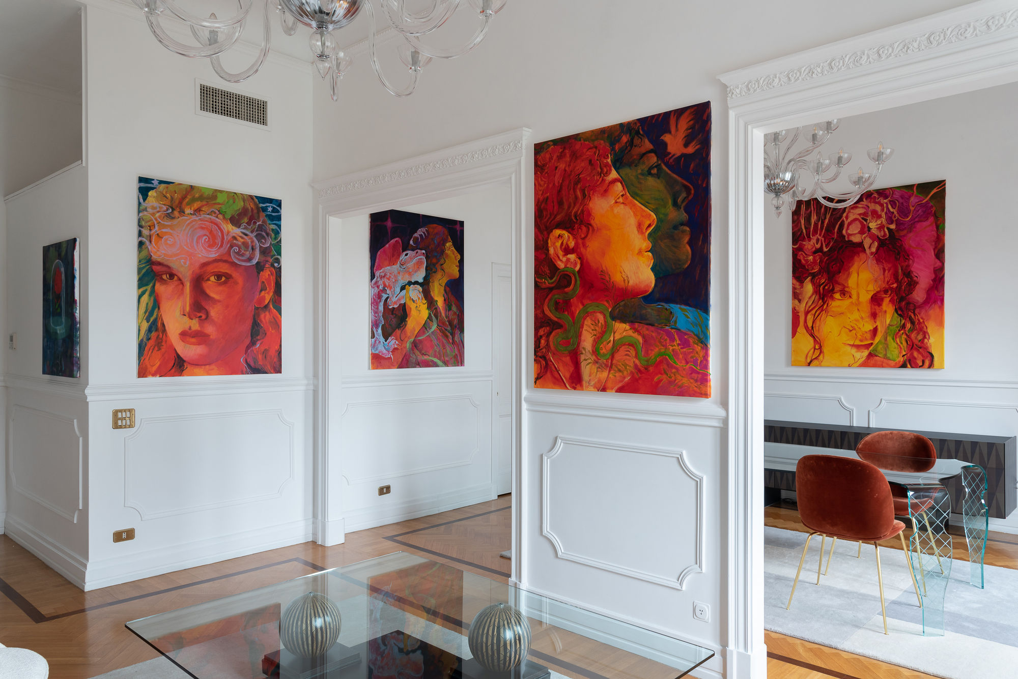 Just Passing Through - Caroline Absher Installation view