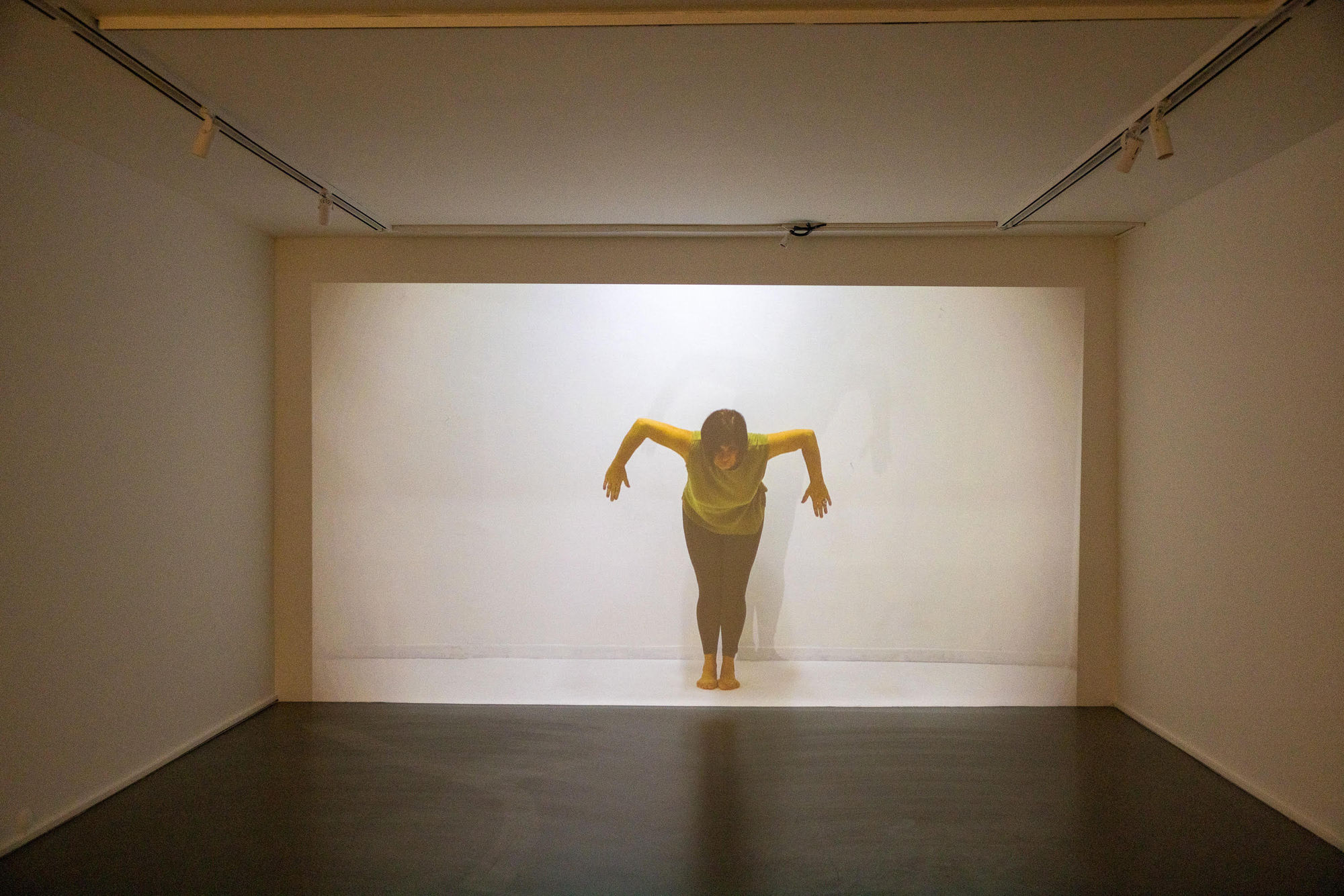 Gül Ilgaz, Gölge Fısıltıları | Whispering Shadow #1, Video, 2025. 1 dk, Döngü | 1 min, Loop, 3/1 Edisyon | Edition. Merdiven Art Space, 2025. Fotoğraf | Photographer: Esra Kent.