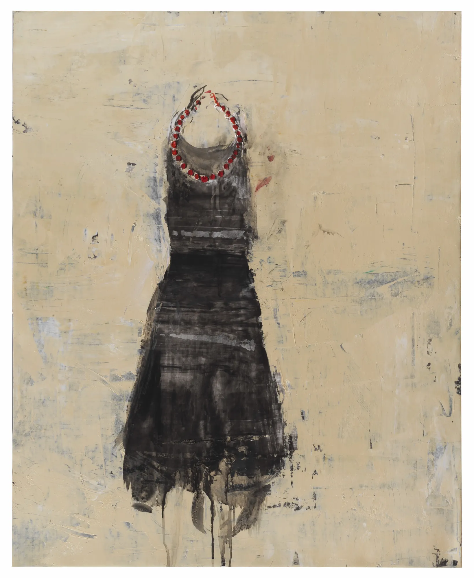 Piero Pizzi Cannella - Corallo, 2024 - 2025, 100,5 x 80,5 tecnica mista su tela