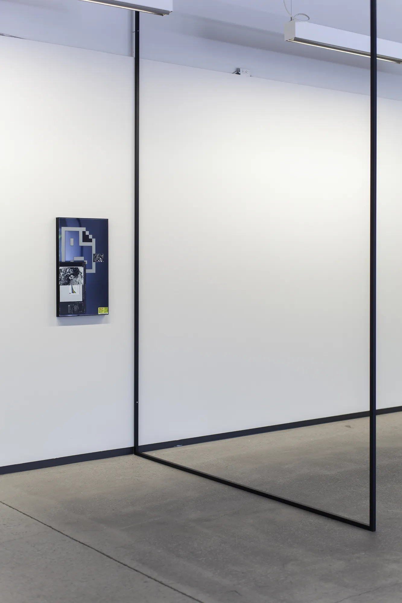 Mathieu Grenier, Screen Fade, 2021, vue d'installation. © Paul Litherland