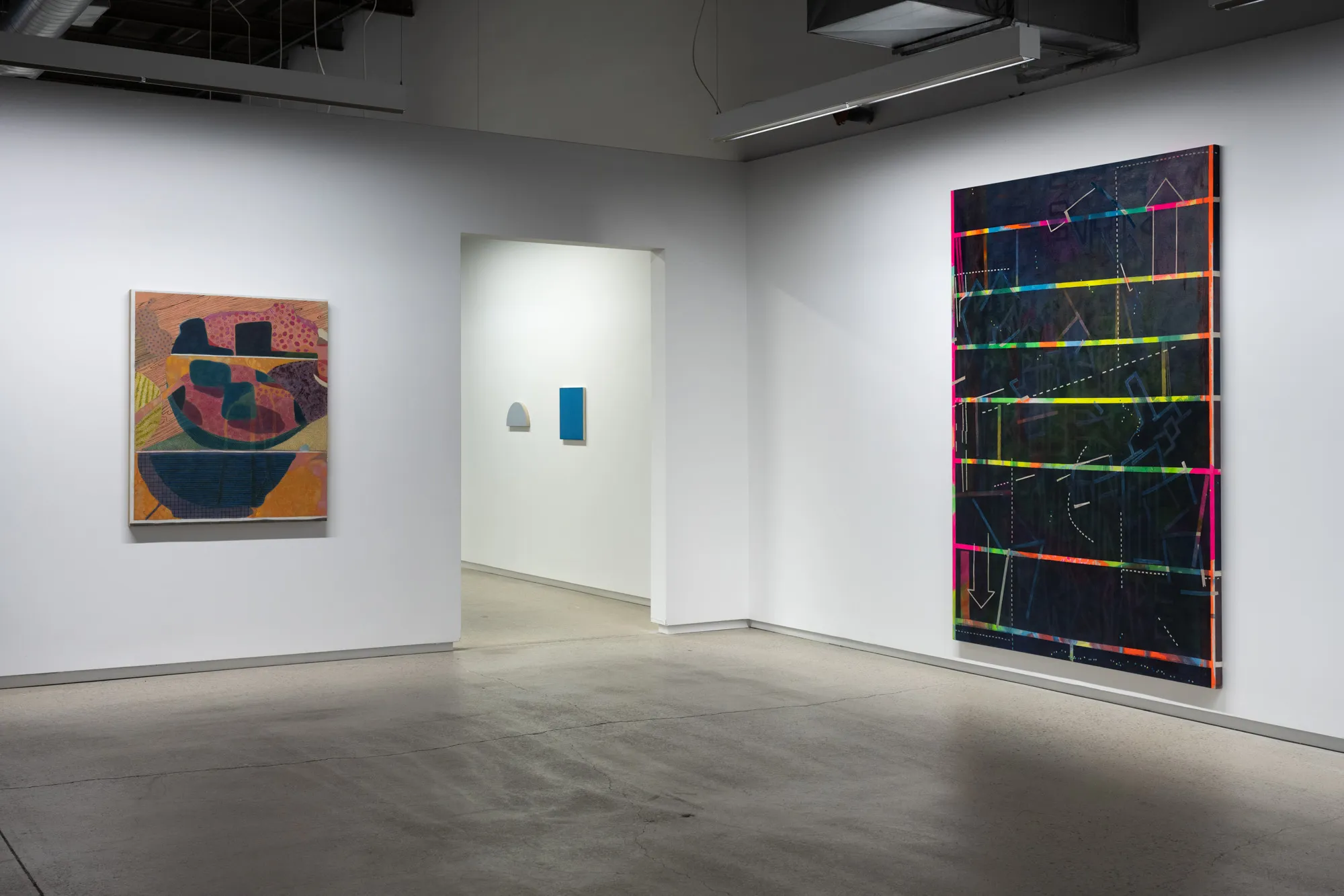 Patrick Howlett, make room, 2025, vue d'installation. © Paul Litherland