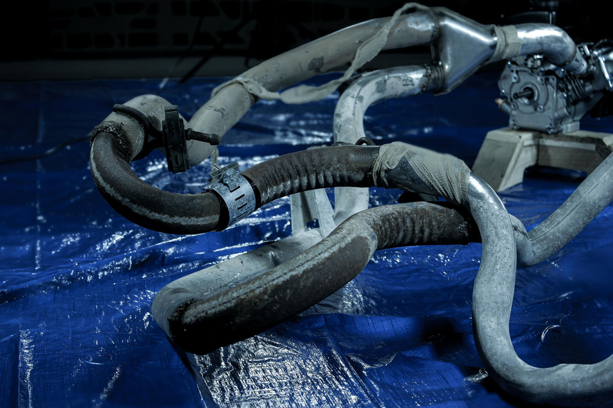 Weeping a Petroleum Lubricant