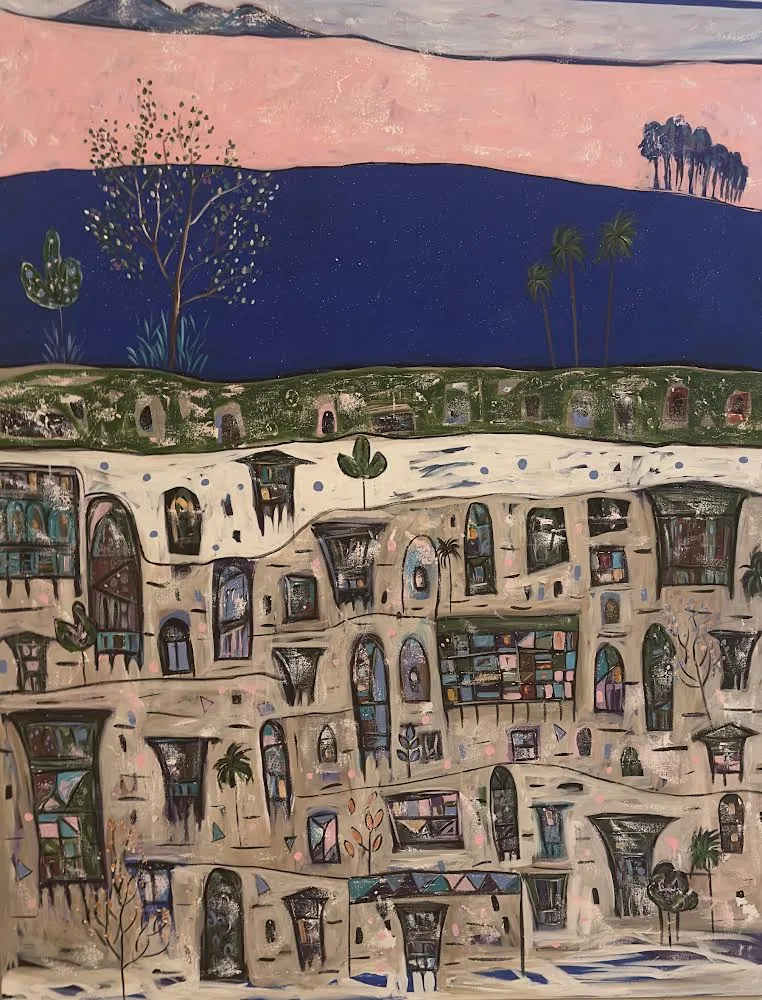 Ghada Almuhammadi, The Pink City, 2024