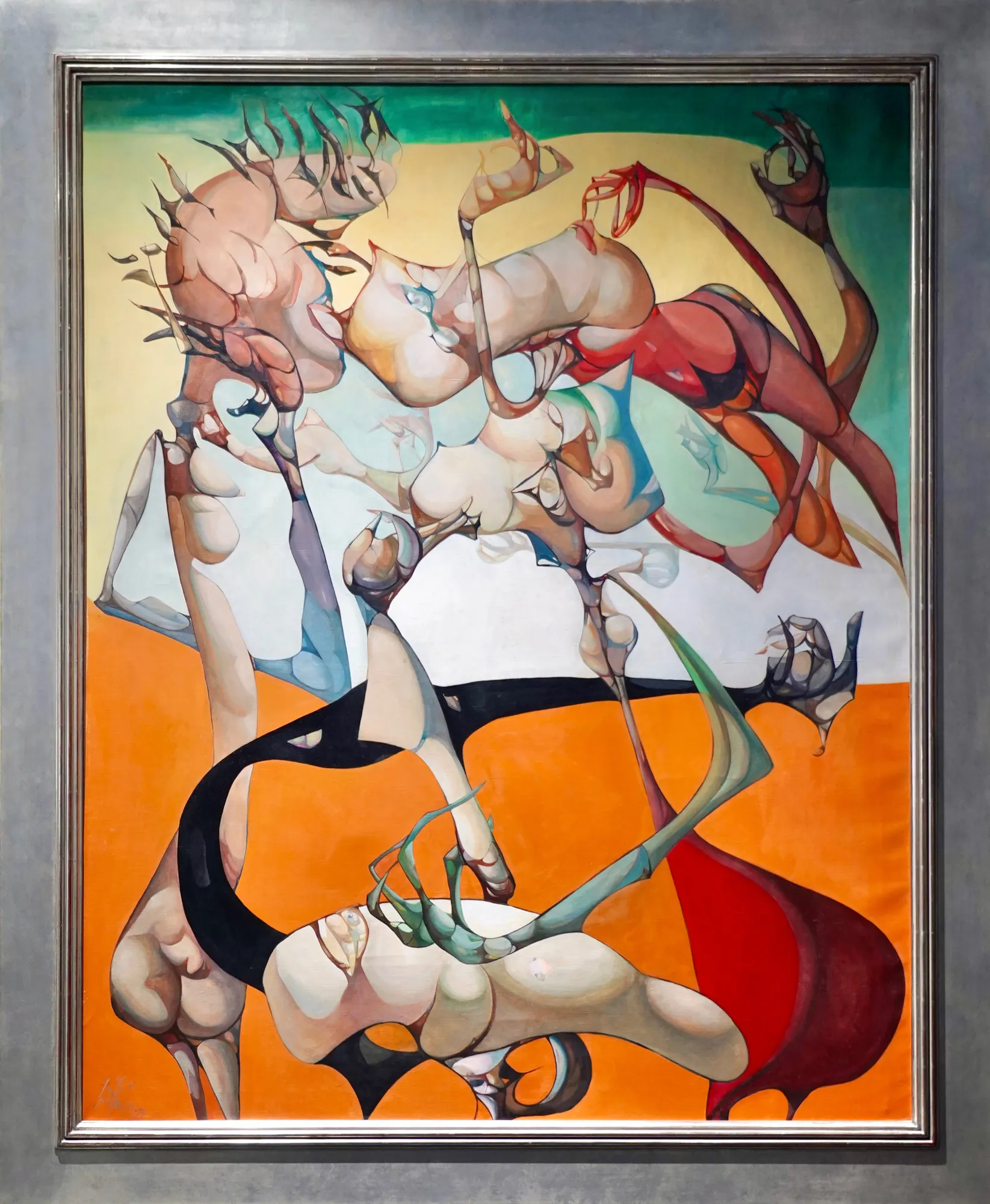 Cascade of Souls, 1958-1959 50 x 40 in Oil on canvas