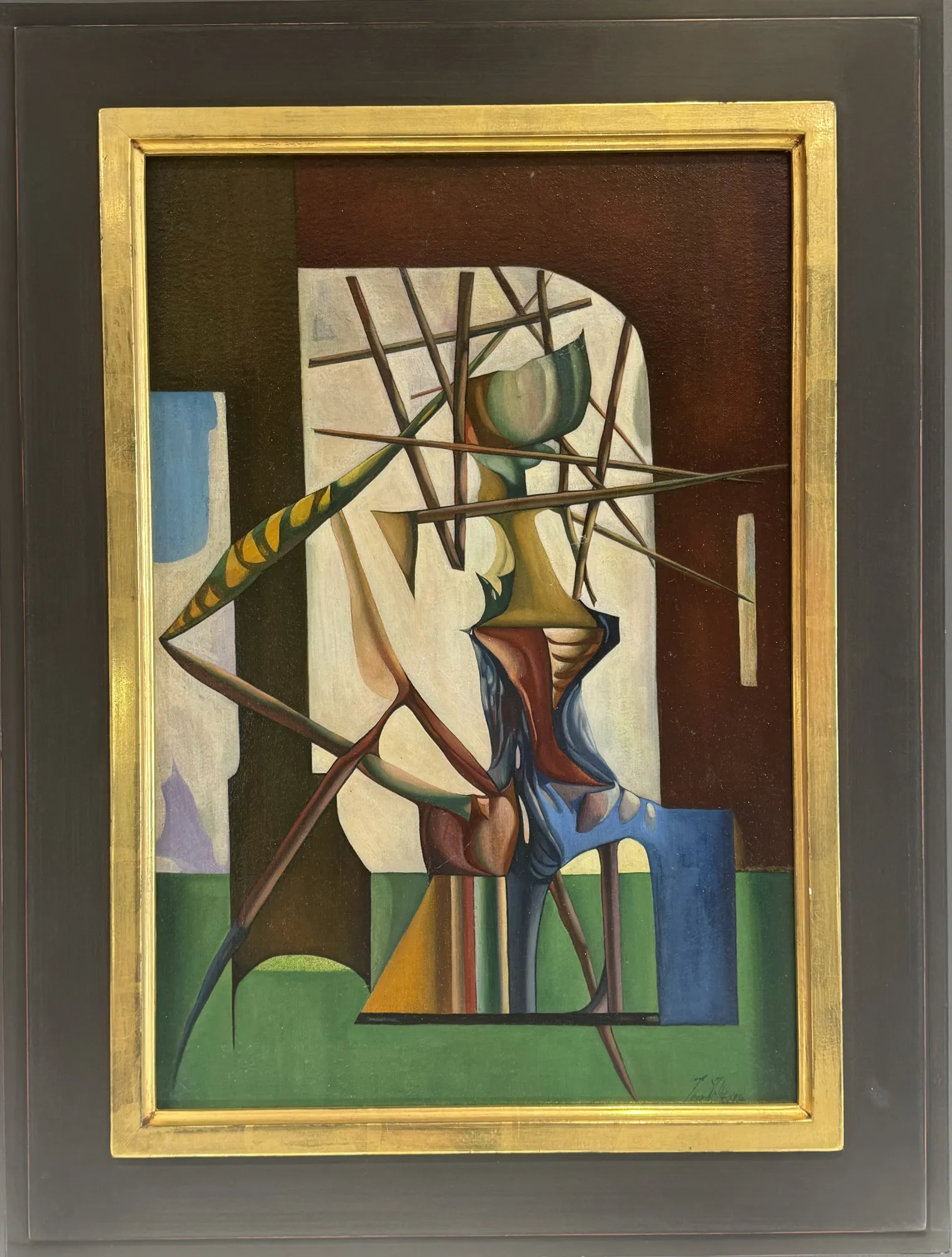 Ancient Priest, 1950 22 x 15 in Oil on canvas