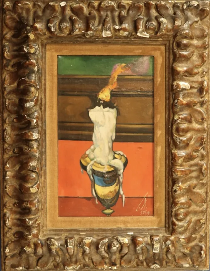 The Candle, 1959 10 x 6 in Oil on canvas