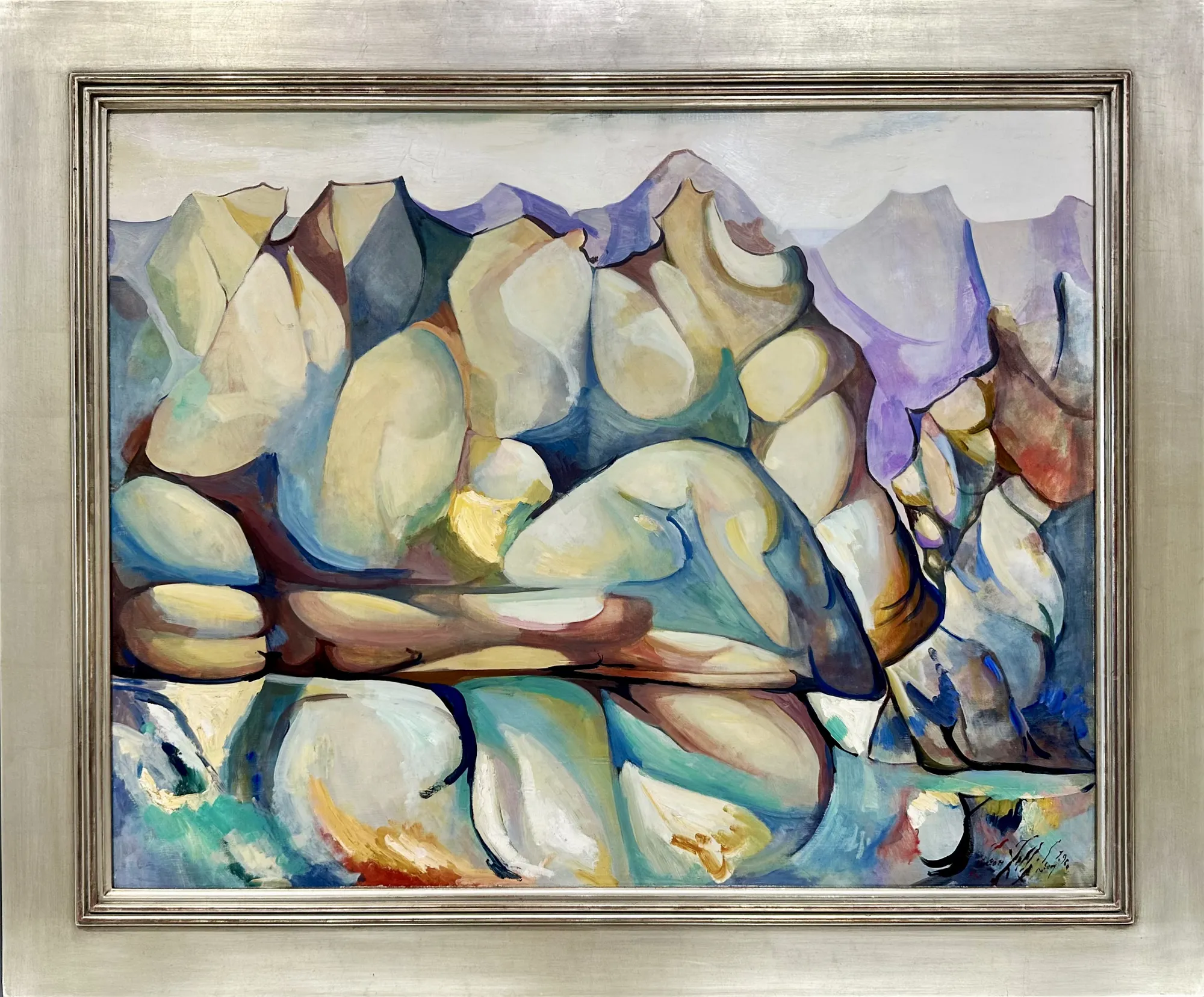 Mallorcan Mountain, 1960 29 x 36 in Oil on canvas