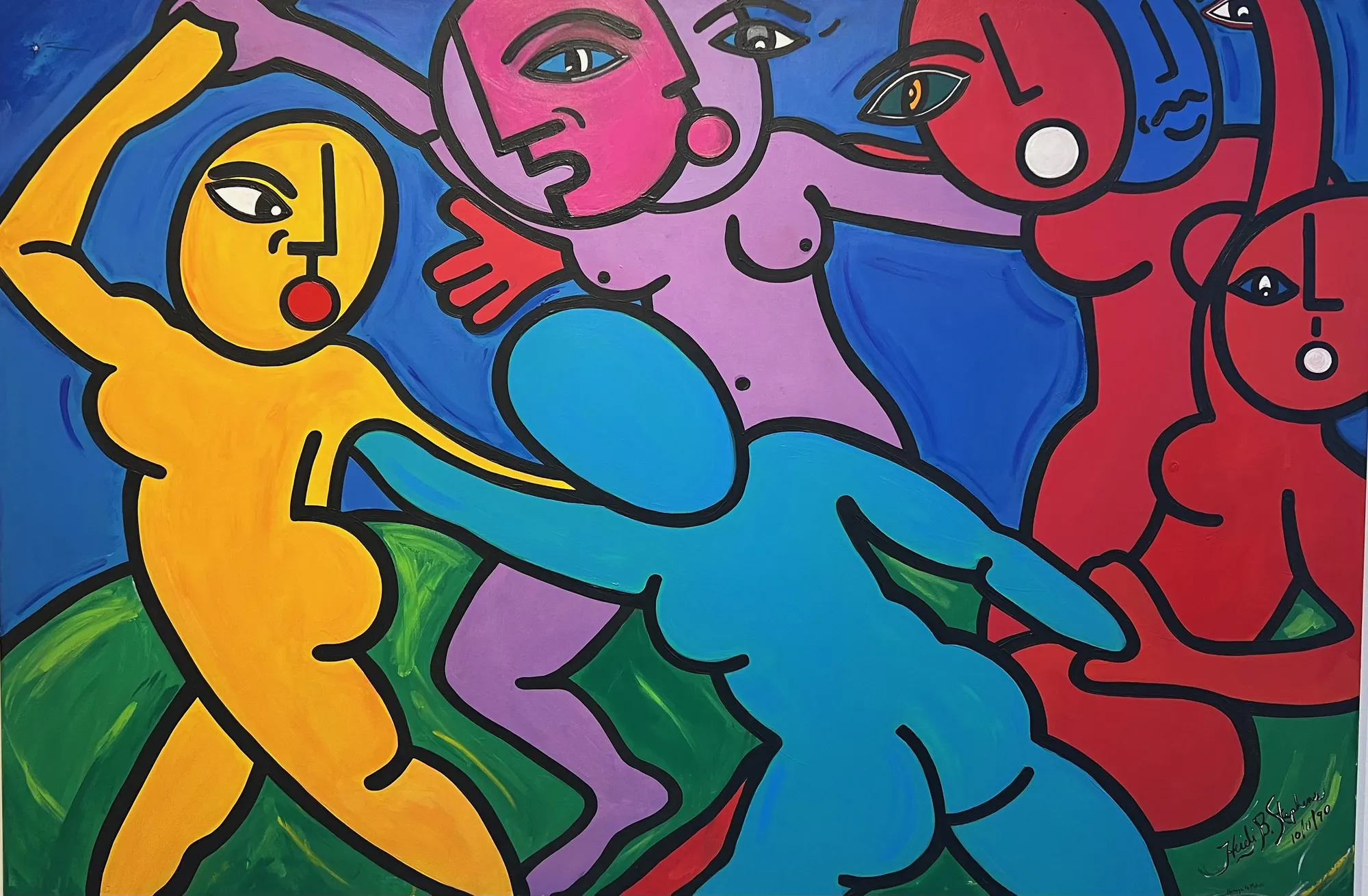 Homage to Matisse 2026 48 x 72 Acrylic on canvas