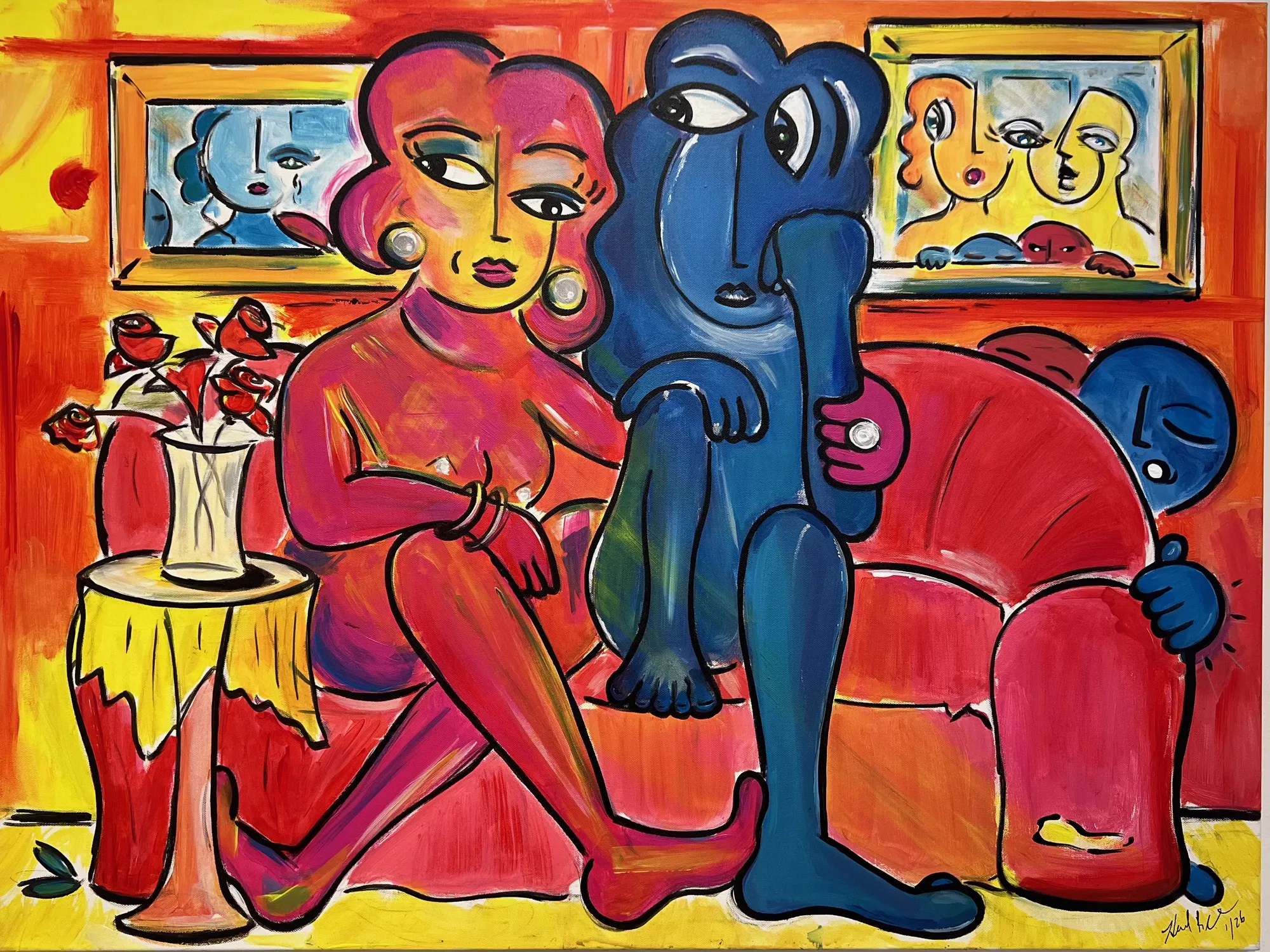 Years Later 2026 30 x 40 Acrylic on canvas