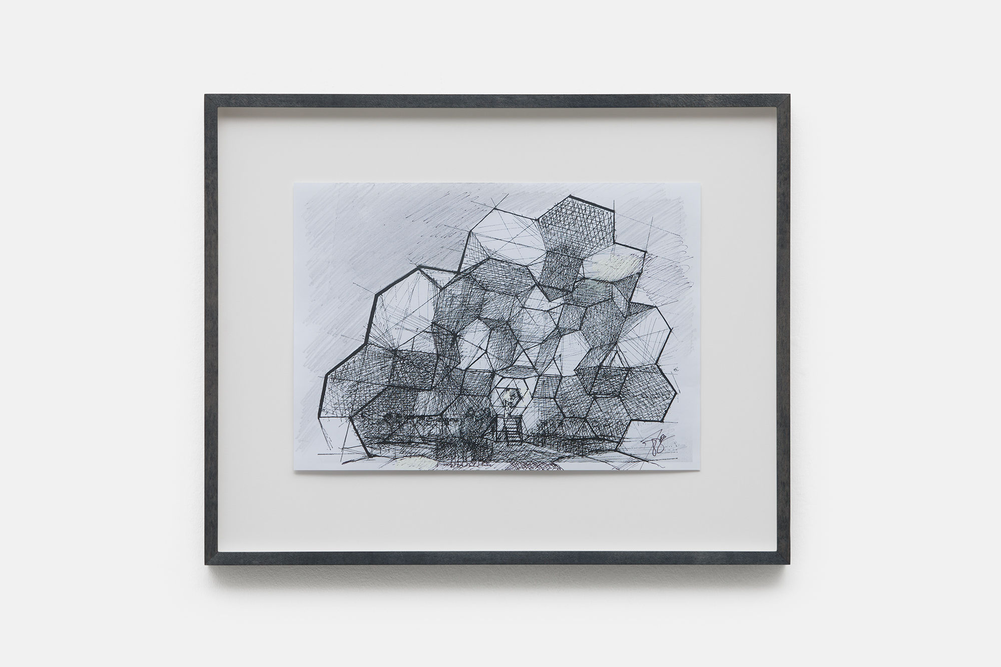 Zvi Hecker, Sketch for syngog Bahad 1