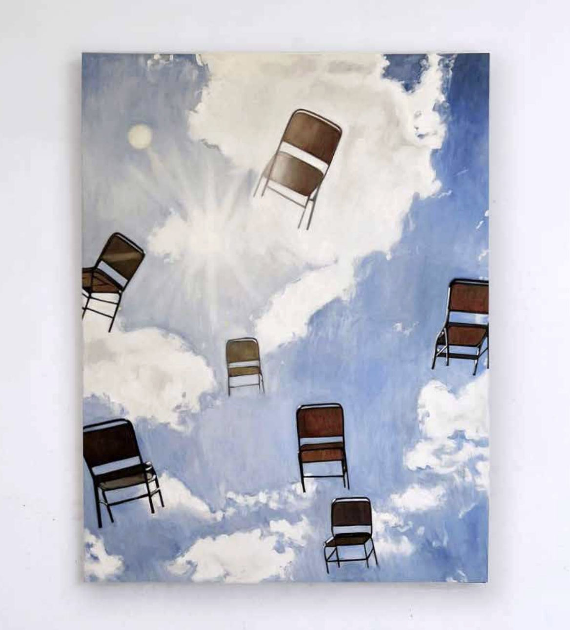 Oliver Clegg You cannot keep the spring from coming, 2026 Oil on linen 80 x 60 inches (203 x 152 cm)