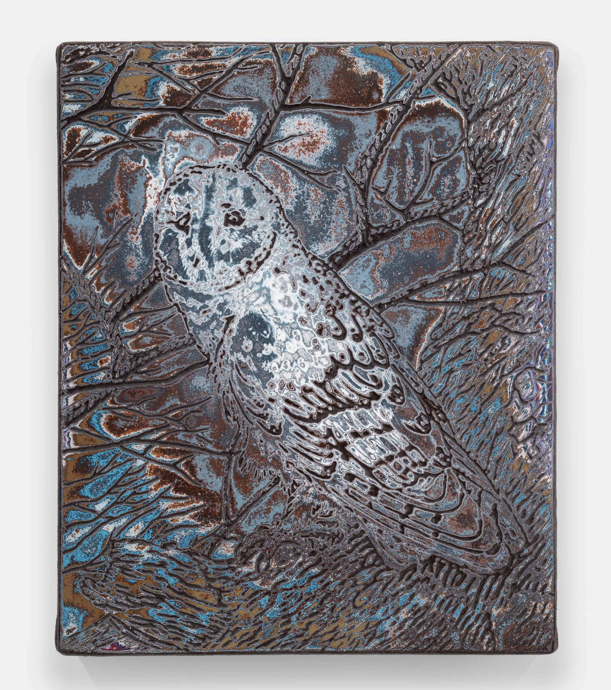 Dennis Miranda Cold cold hands, 2026 Acrylic spray paint on canvas 11 3/8 x 14 1/8 inches (29 x 36 cm)