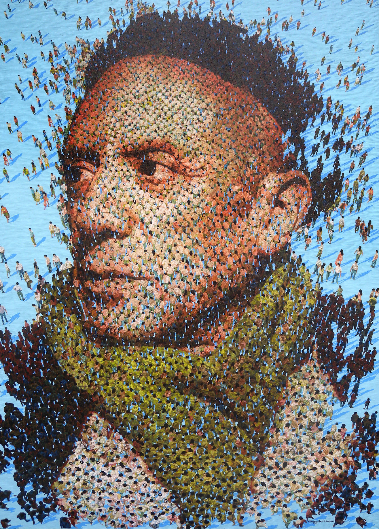 Pablo Picasso 210 x 153 cm Acrylic on canvas