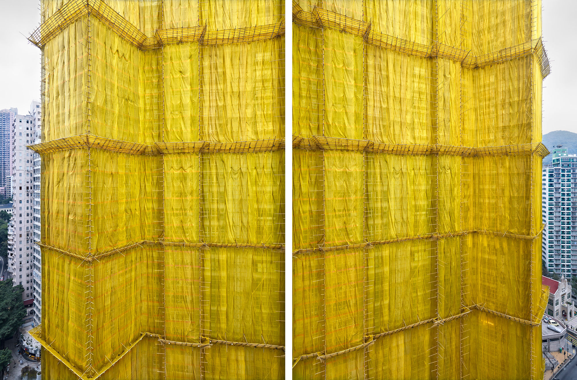 Yellow Cocoon #2, Hong Kong 140 x 212 cm Photograph on Hahnemuhle Paper