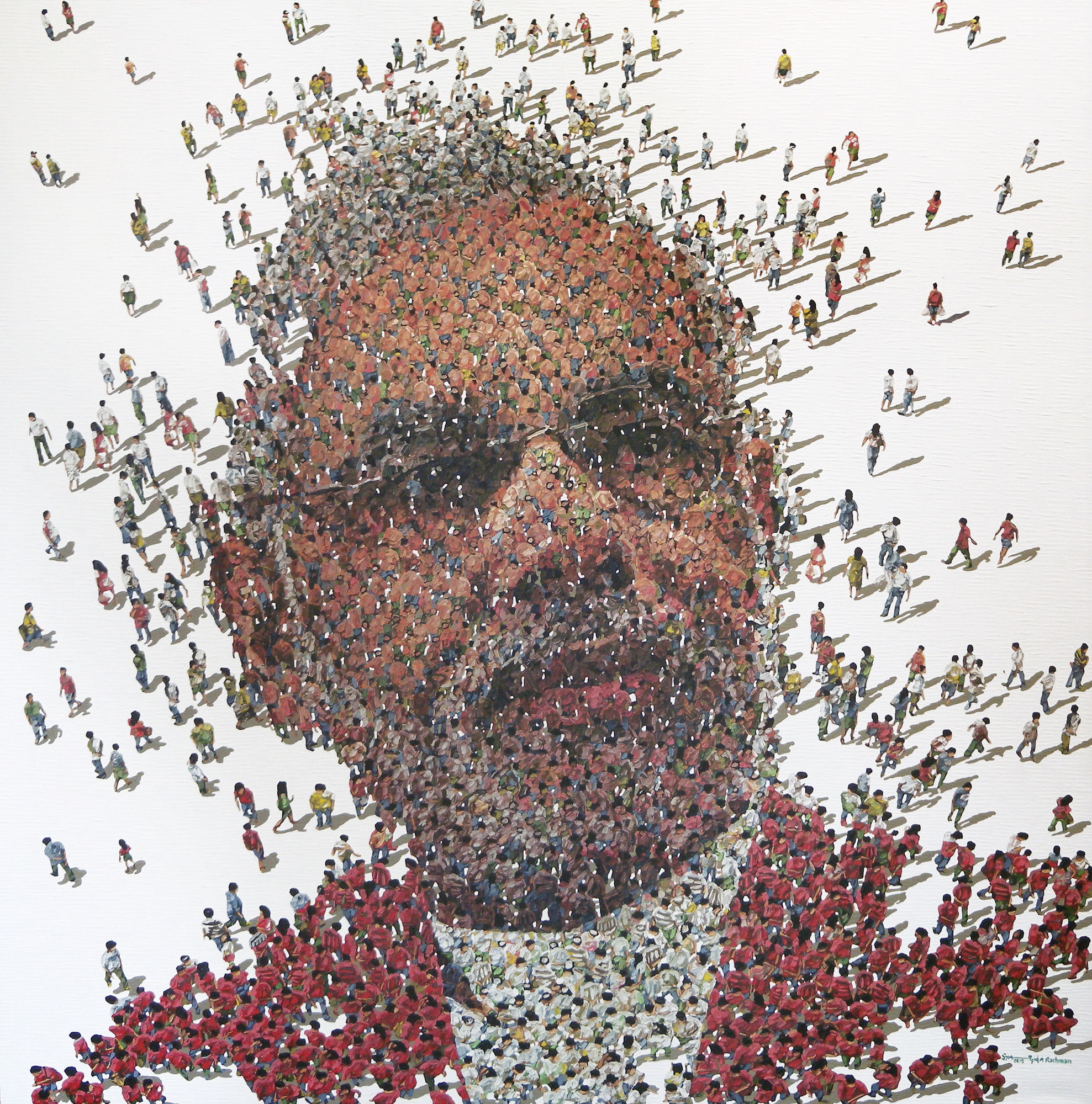 Syaiful Rachman Modi Acrylic on canvas 150 x 150 cm