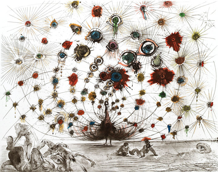 Argus, 1963 Drypoint etching on Japanese paper 57 x 77 cm