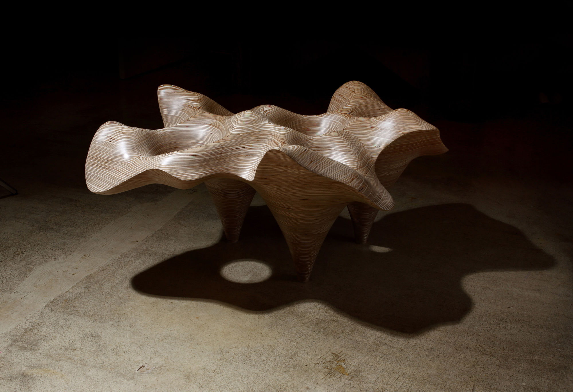 Expose Exposed 150630 White Birch Wood 90h x 122w x 40d cm