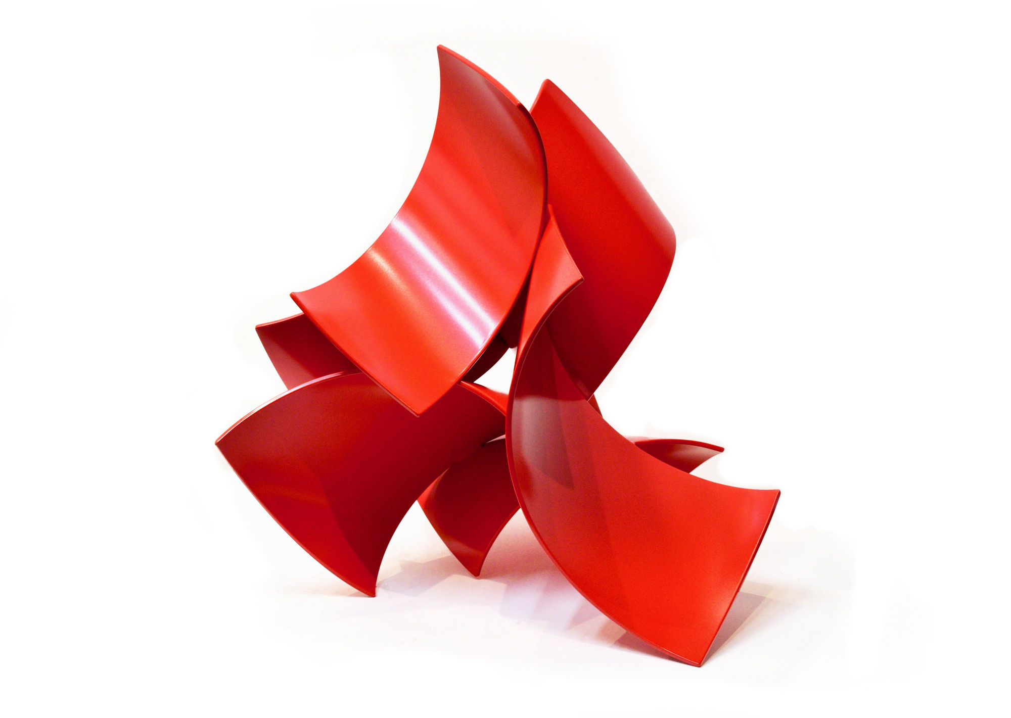 Matt Devine Walk Through #2, 2018 Steel with Red Powdercoat 66h x 61w x 56d cm