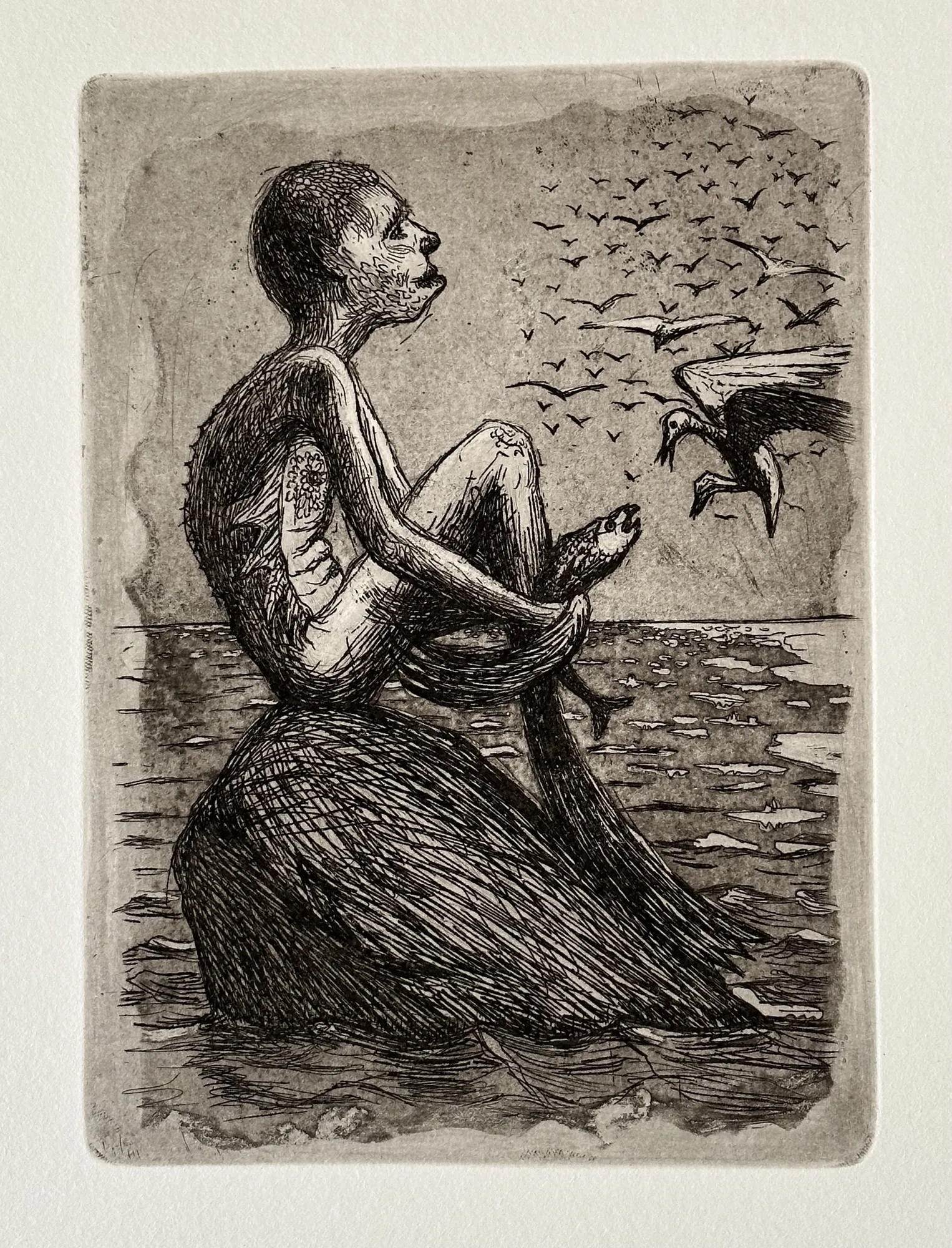 Hugo Simberg, Kalapoika (Fish boy), 1900