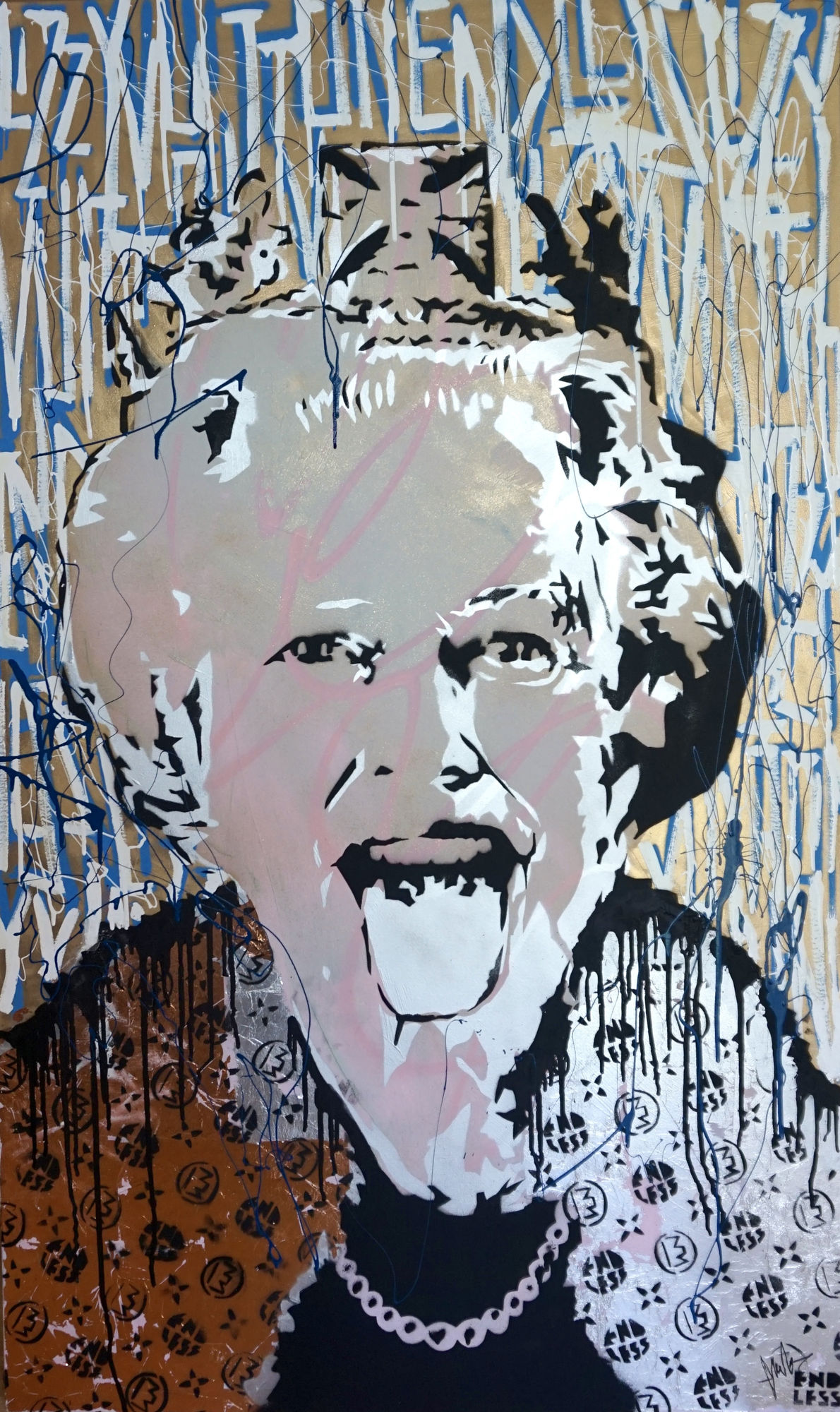 Lizzy Vuitton Bronze Silver