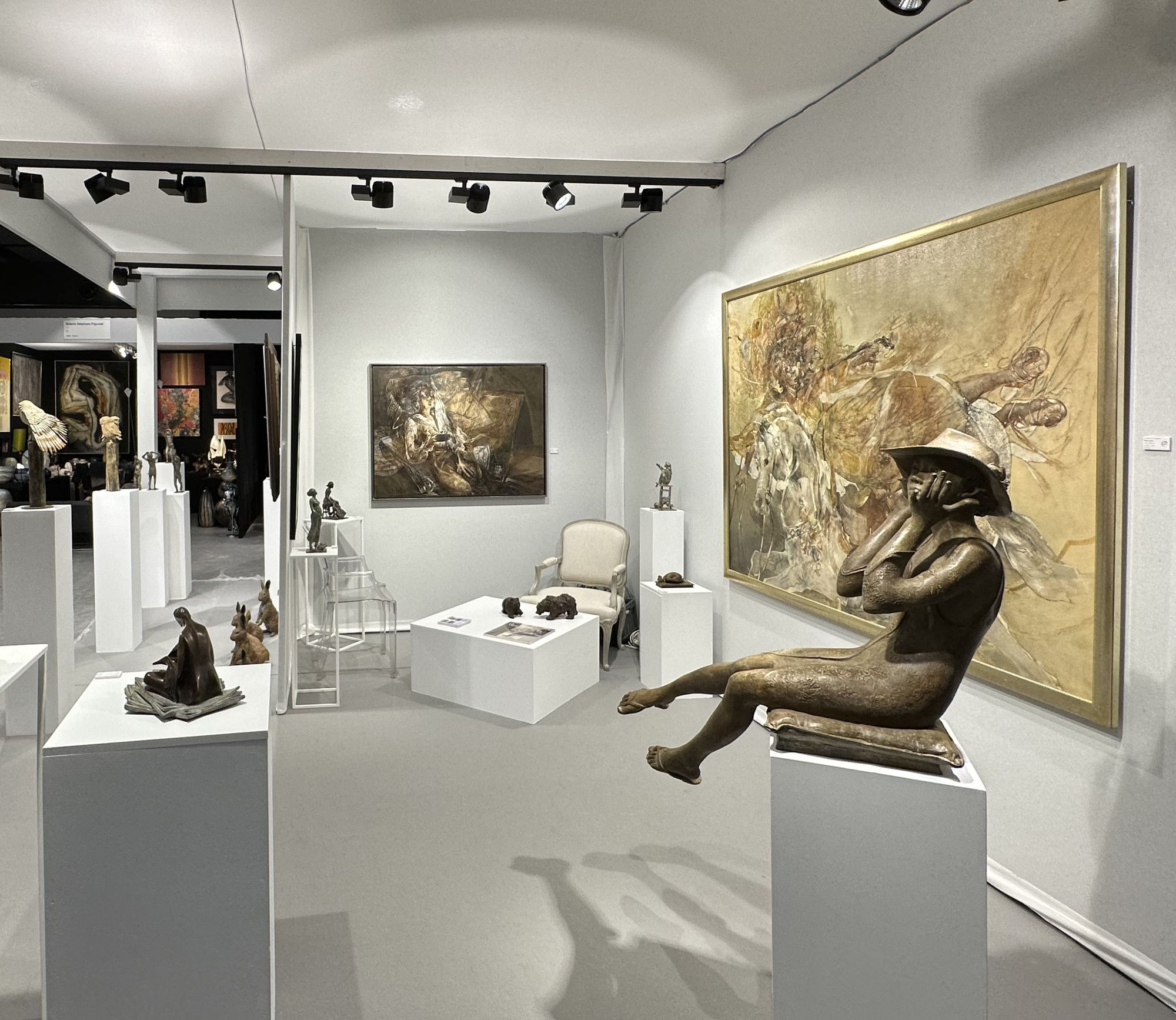 fine art fair, sucrerie, wavre, artfair, foire d'art, art thema, artthema, art, thema, sculpteurs, sculptures, beatrice cols, baldini, miramontes, thys, rene julien