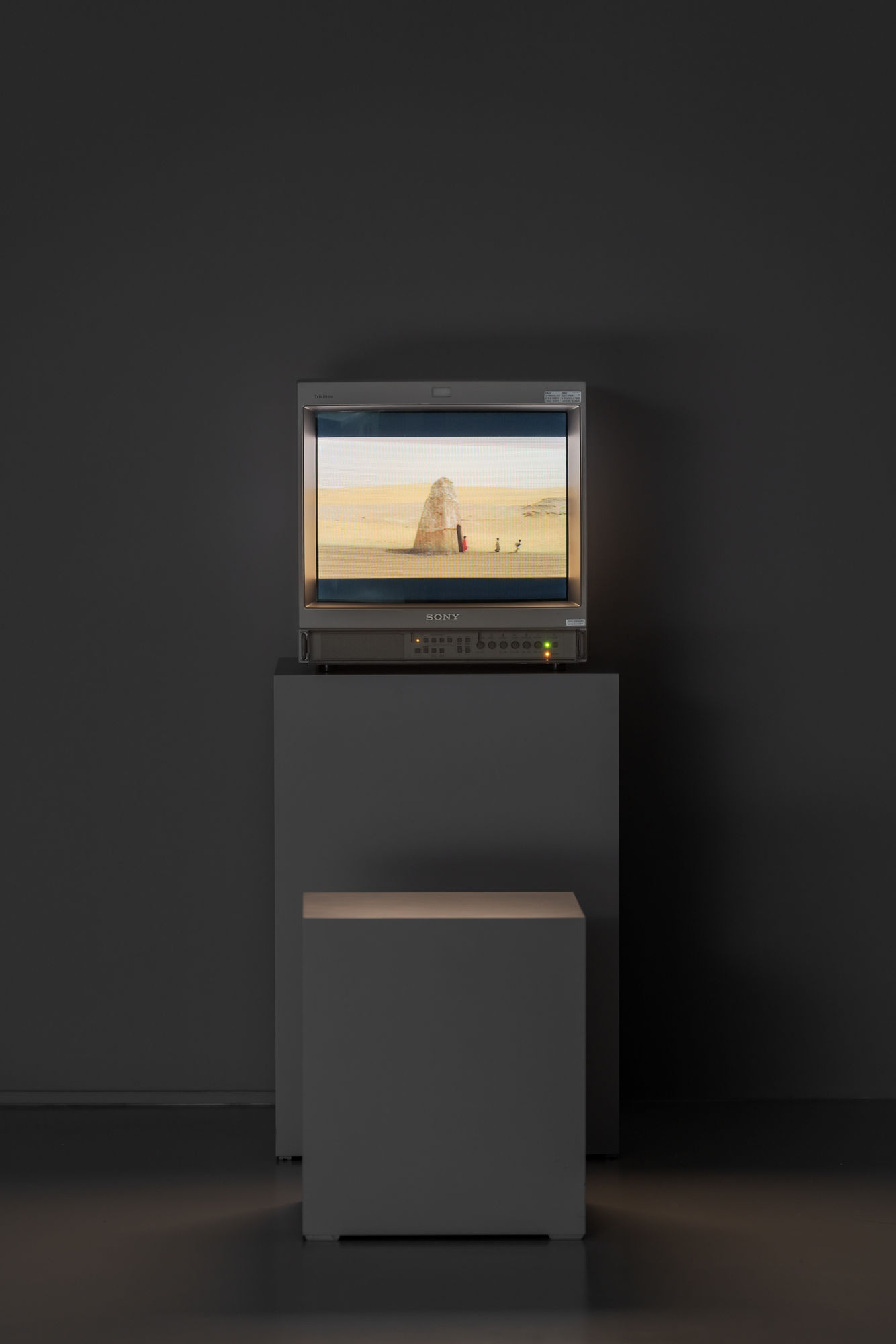 Wael Shawky, Telematch Shelter, 2008, single-channel video, sound, 4 minutes 26 seconds. Installation view of Wael Shawky: Telematch and Other Stories, 2025, Barakat Contemporary, Seoul, Korea.