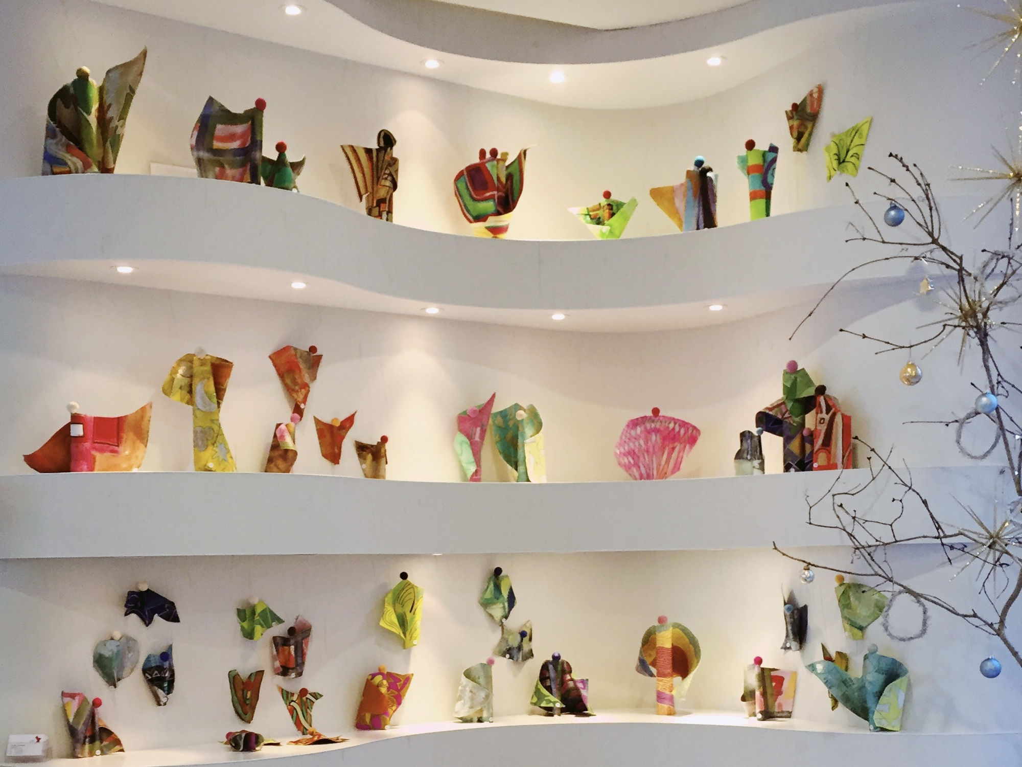 Die Ausstellung «engel der zeit ...» in der DenkBar, St. Gallen, Schweiz