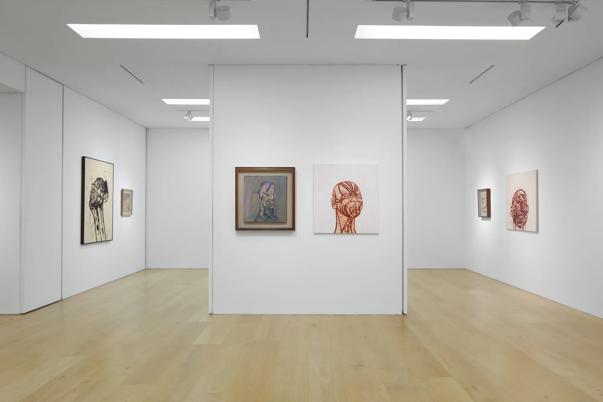 Frank Auerbach / Tony Bevan What Is A Head? Curated by Michael Peppiatt