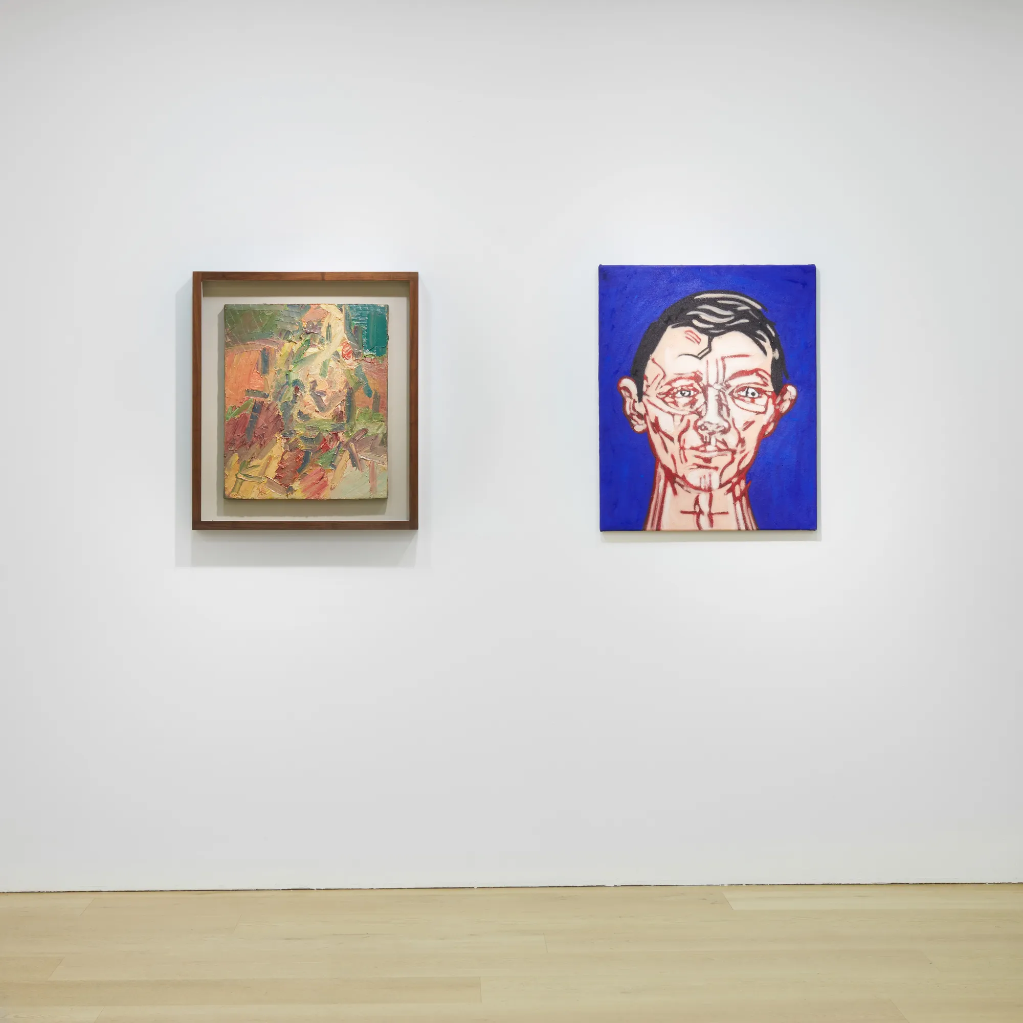 Frank Auerbach / Tony Bevan What Is A Head? Curated by Michael Peppiatt