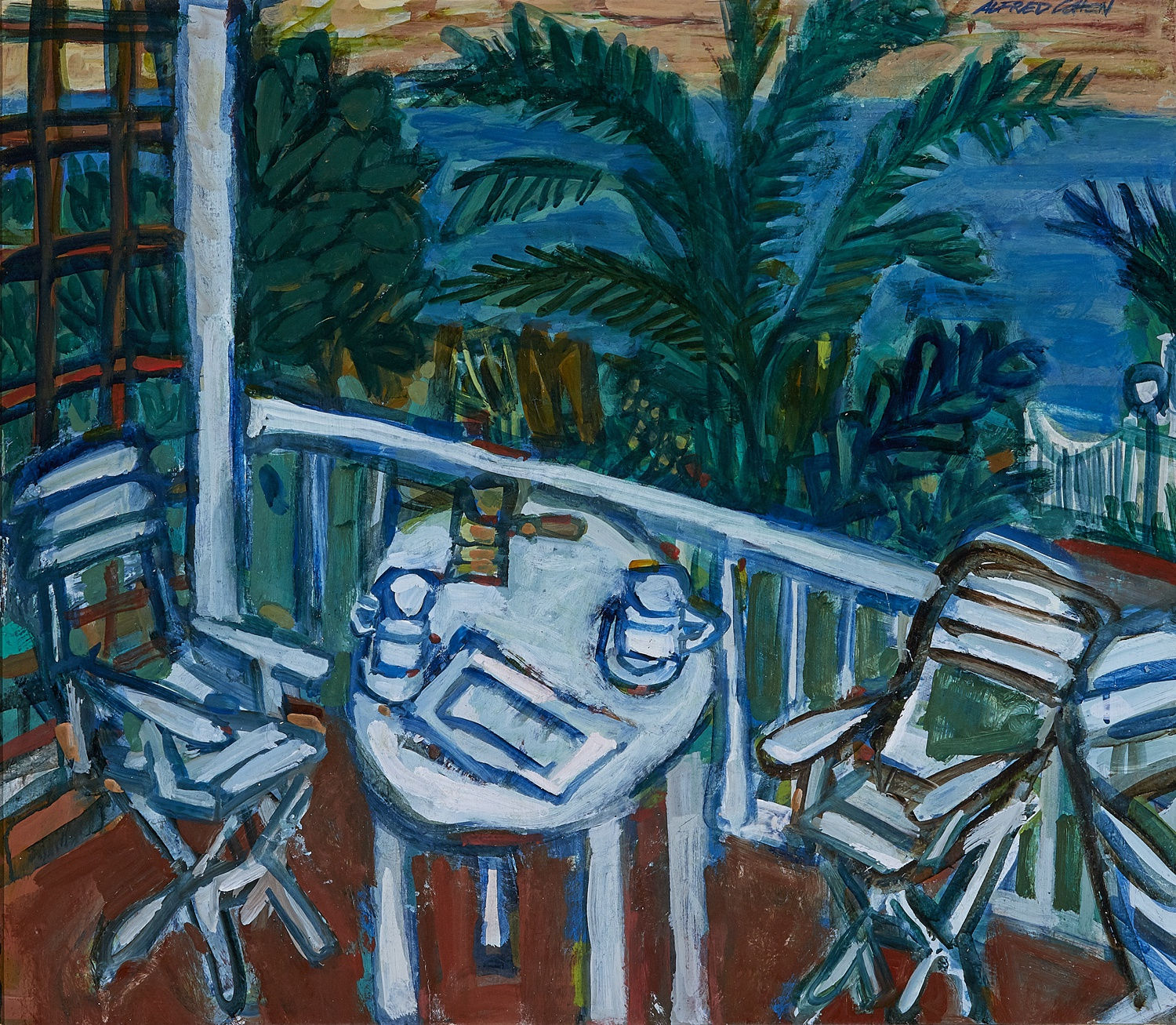 Catia's Terrace by Alfred Cohen