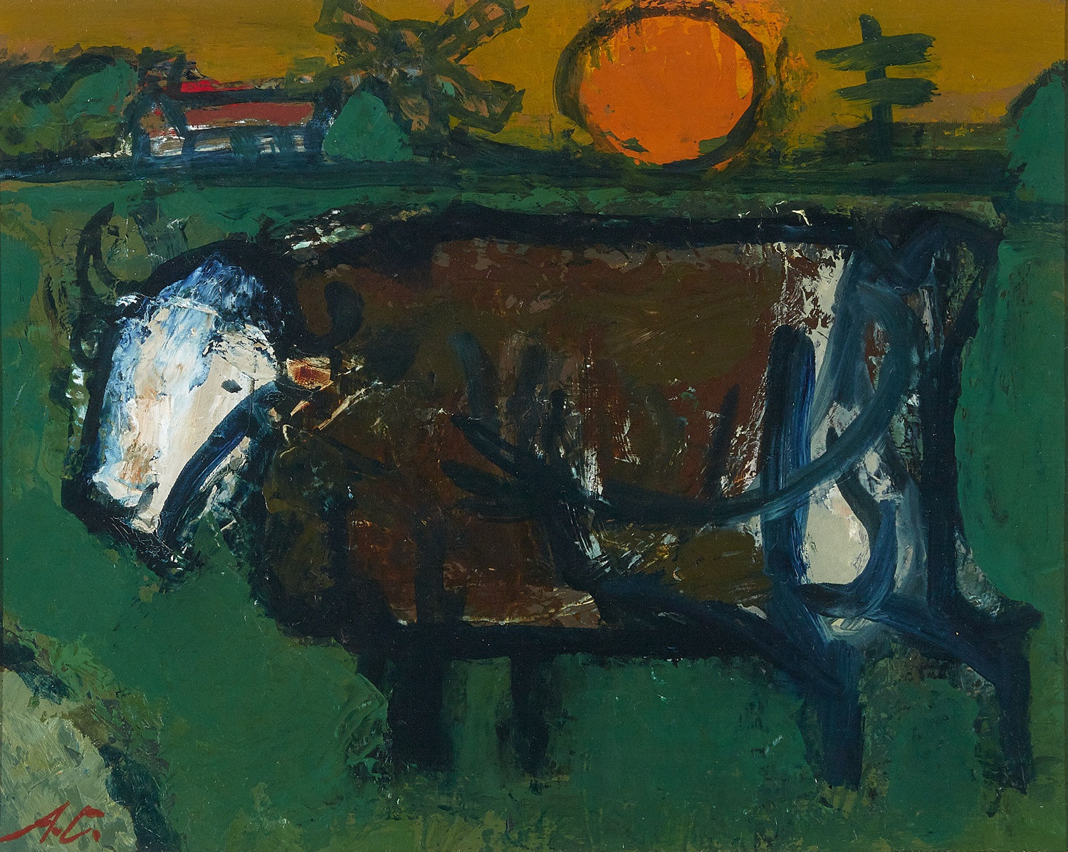 La Vache by Alfred Cohen