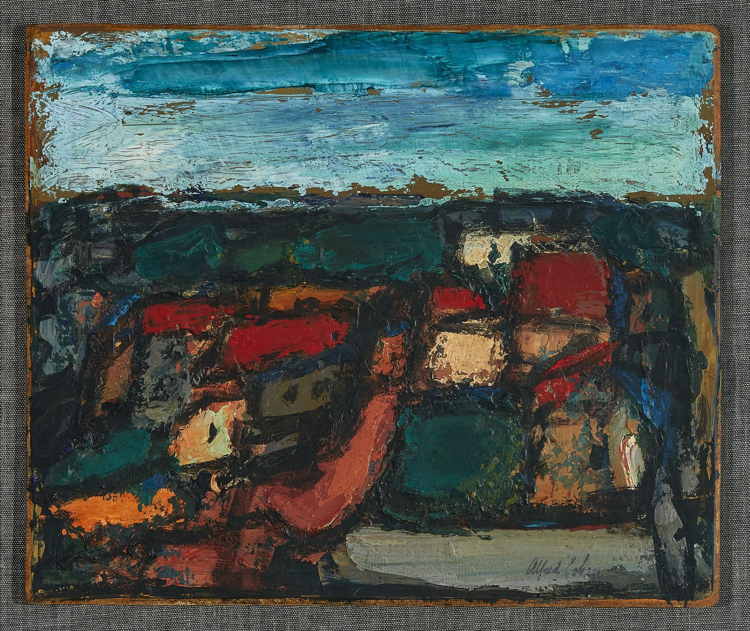 Near Goudhurst by Alfred Cohen