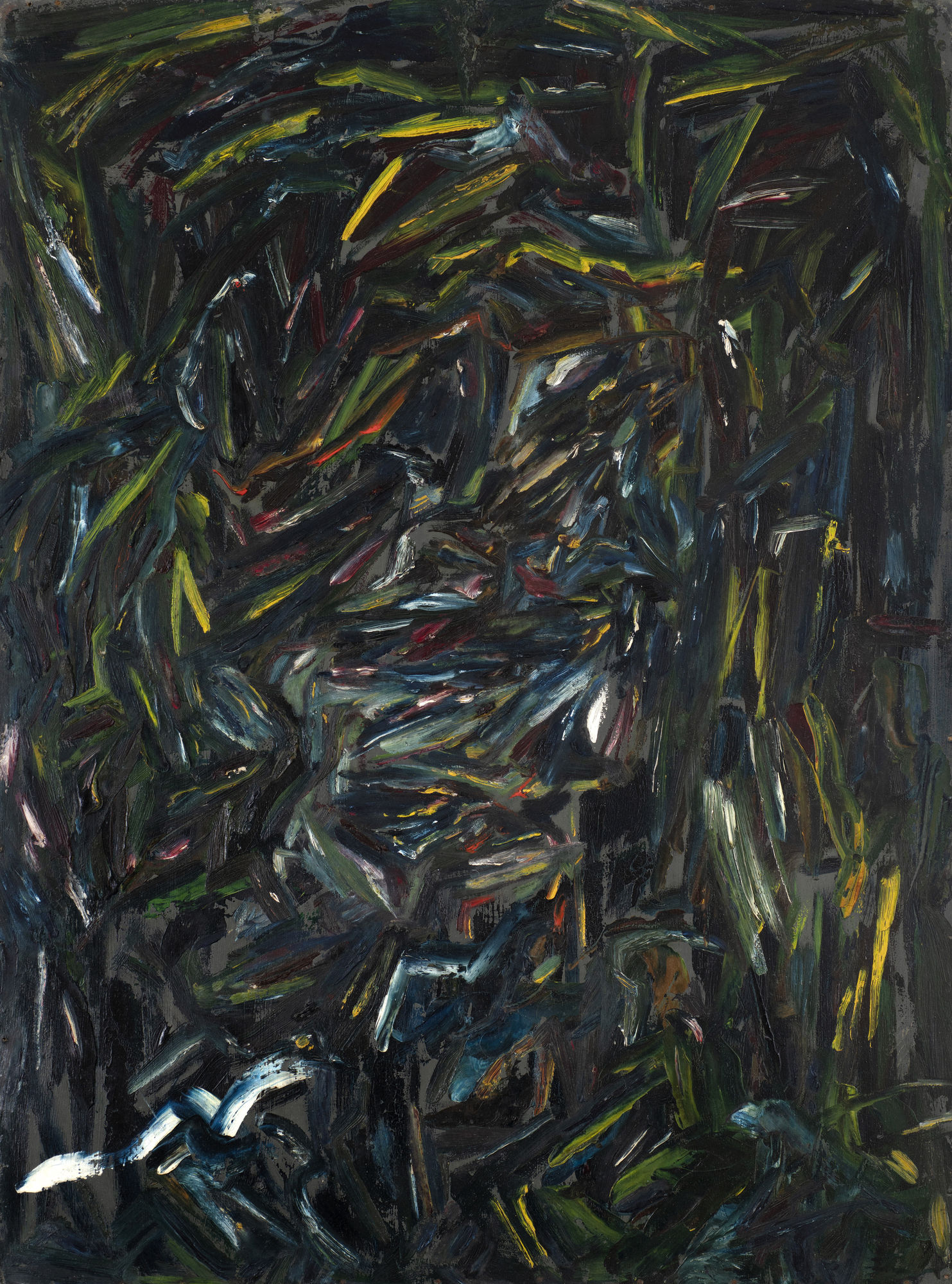 Head of Cliff Holden, 1946, oil on board,123 x 90 cm. The Gustav Metzger Foundation