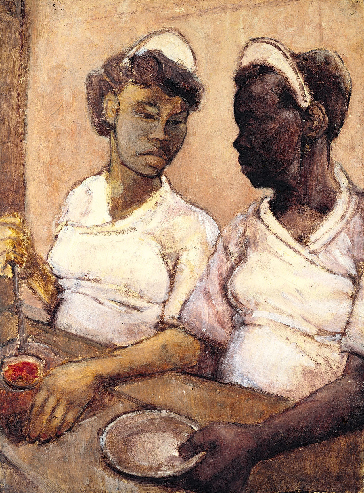 WEST INDIAN WAITRESSES by EVA FRANKFURTHER (1930-1959) read here