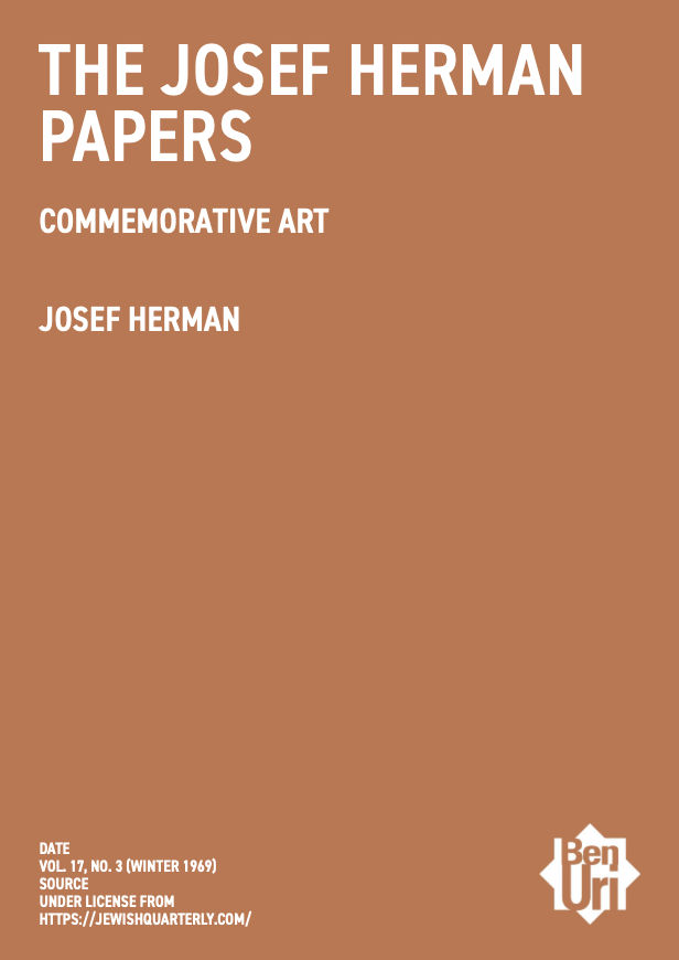 COMMEMORATIVE ART by josef herman read it here