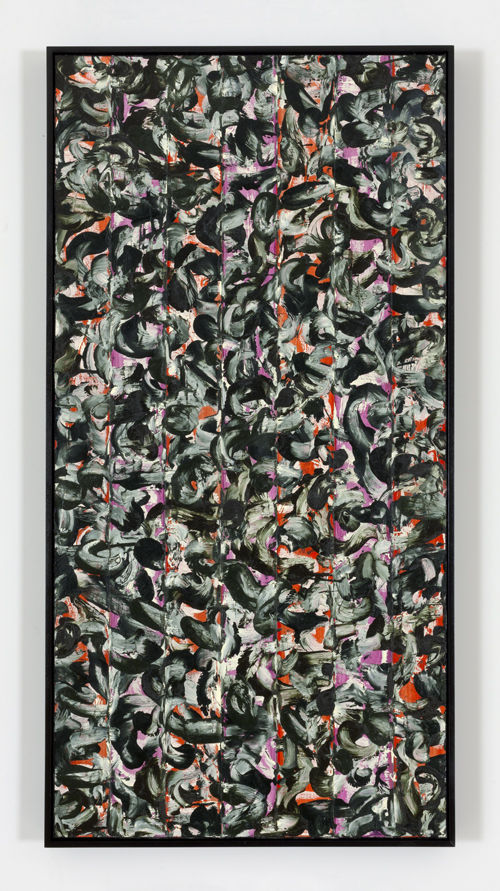 Julian Lethbridge Suez Passage, 2011/2013 Oil and pigment stick on linen mounted on masonite 42 x 21 inches 106.68 x 53.34 cm