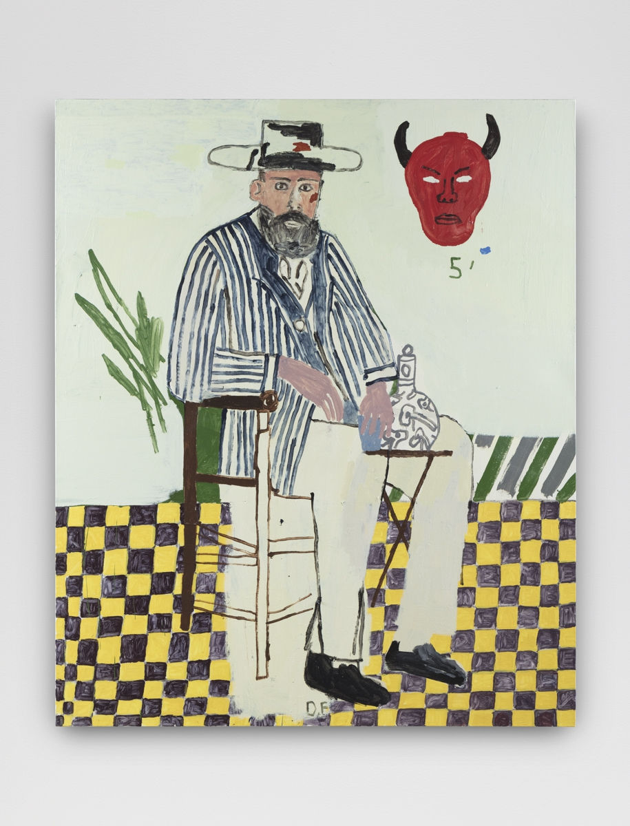 Danny Fox Unwanted Guest, 2018 Acrylic on canvas 72 x 60 inches